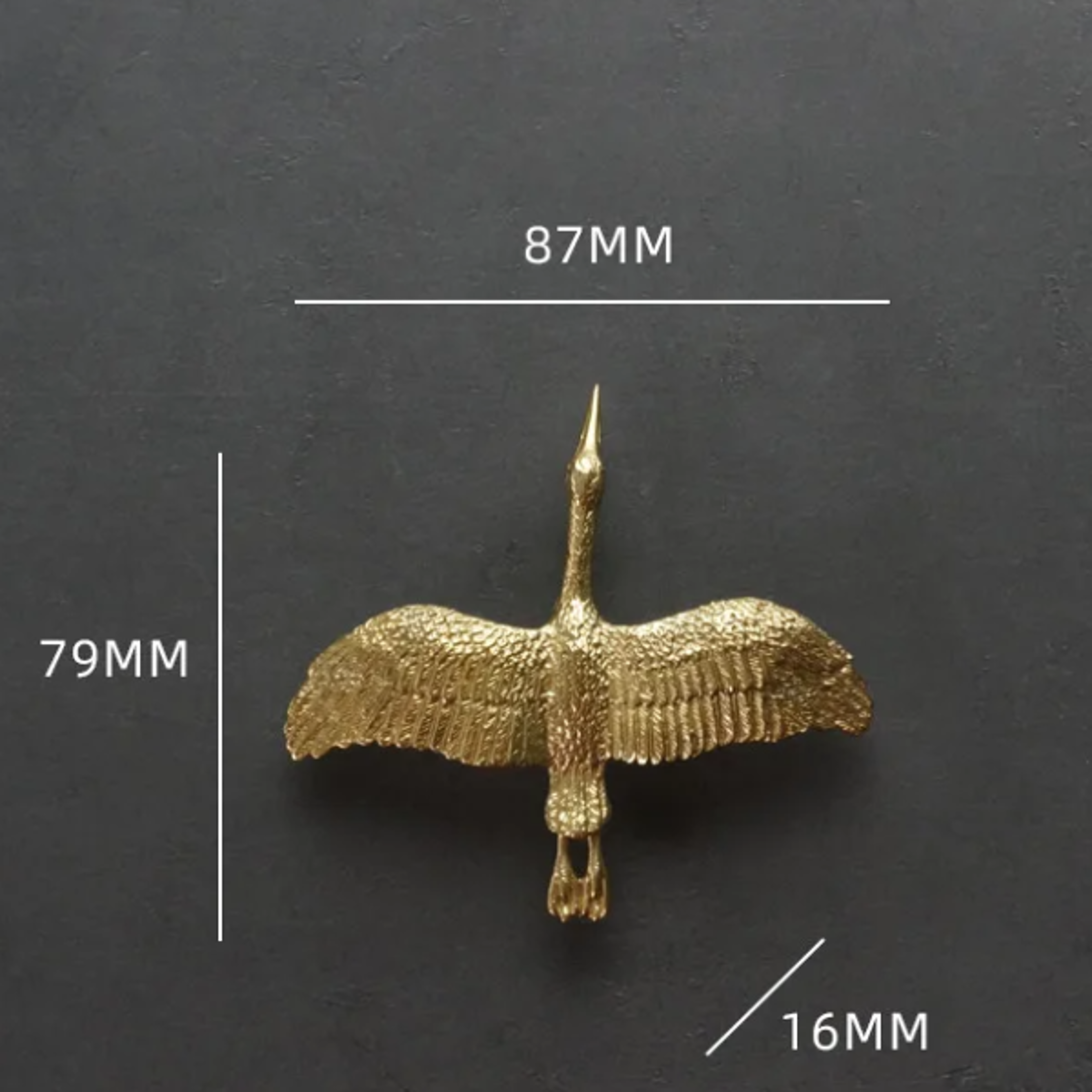 Brass Wild Goose Handle