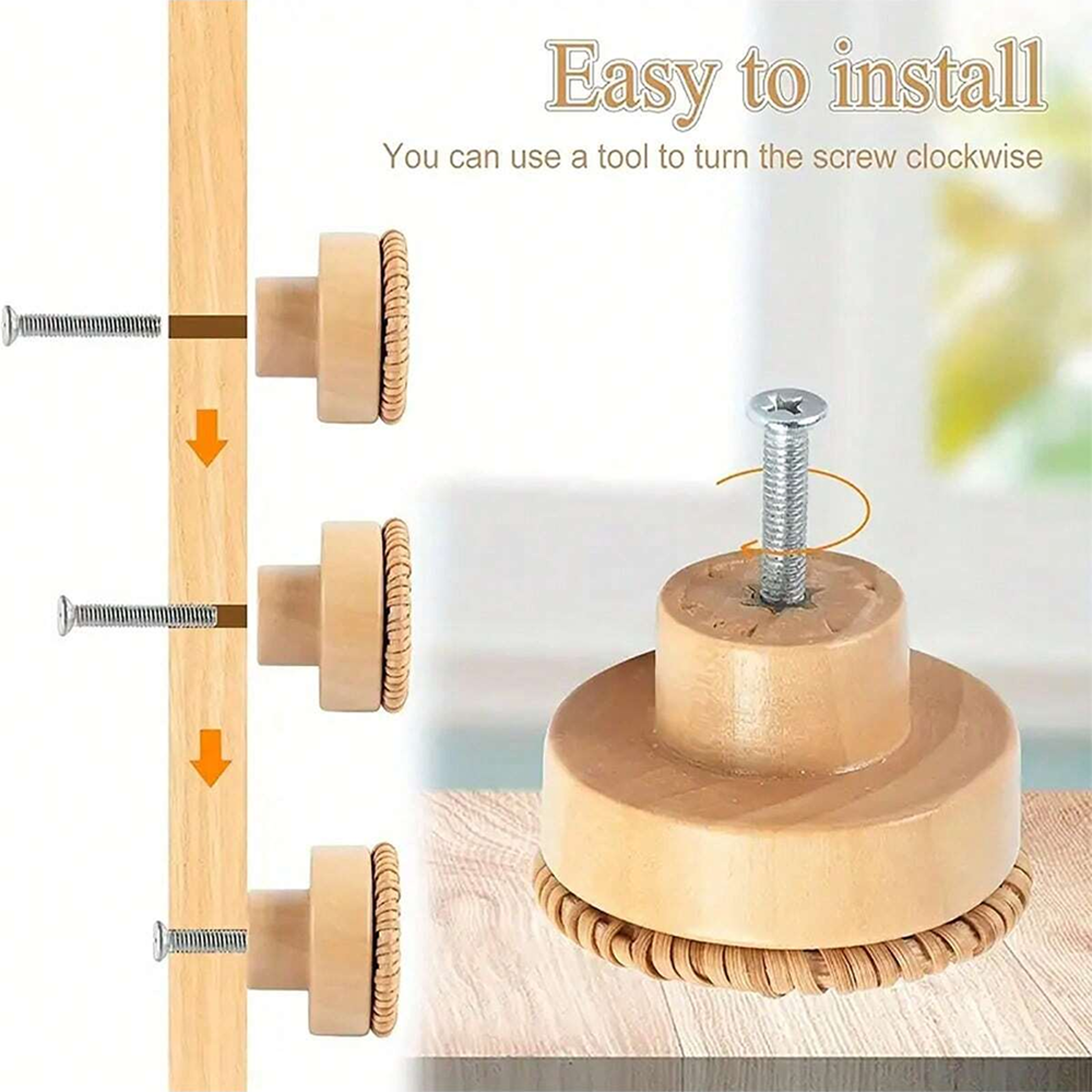 Drawer Knobs Wooden Cabinet Pulls For Dressers And Cabinets 3