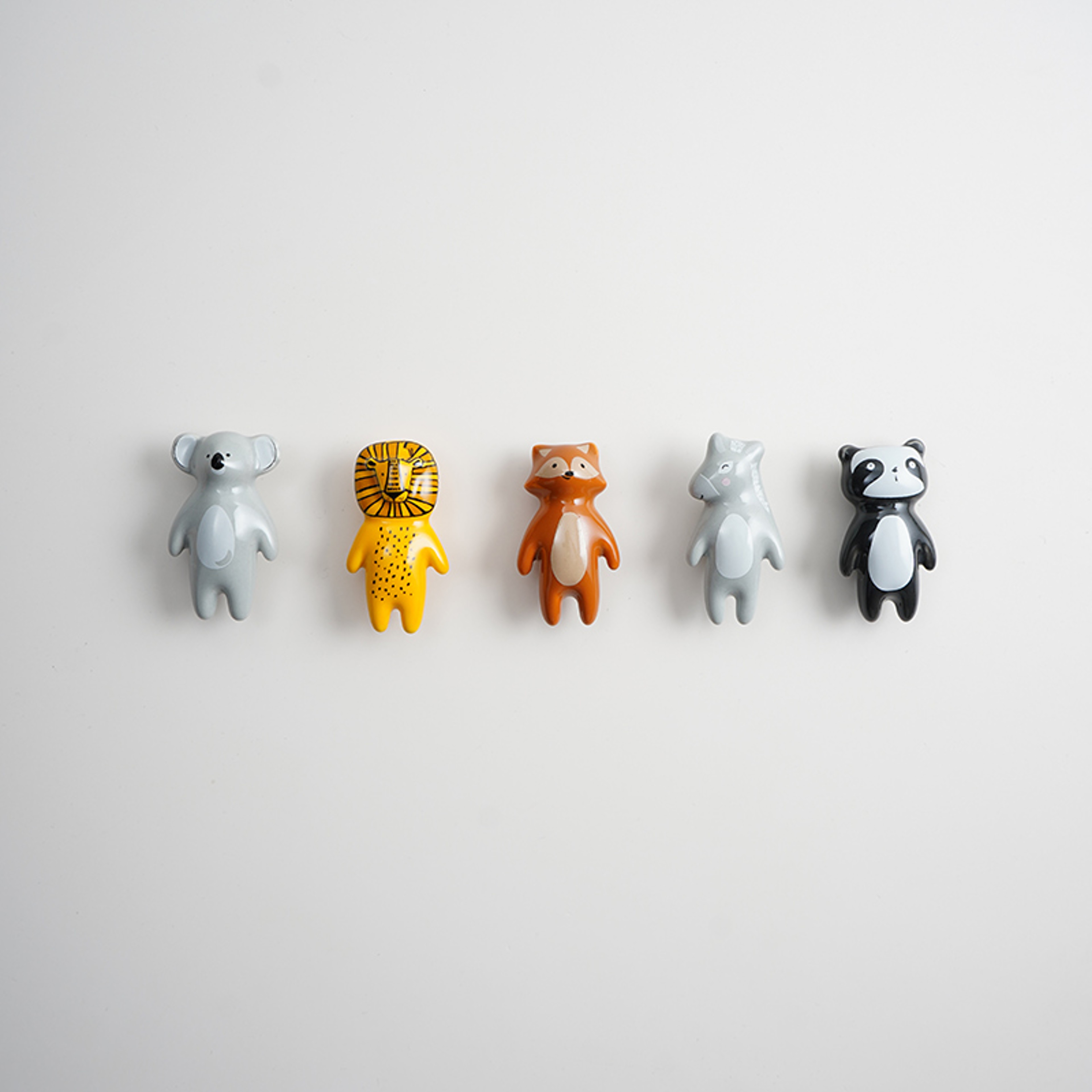 Animal Cabinet Knobs Set Ceramic Drawer Pulls For Kids Dressers And Nursery Furniture 2