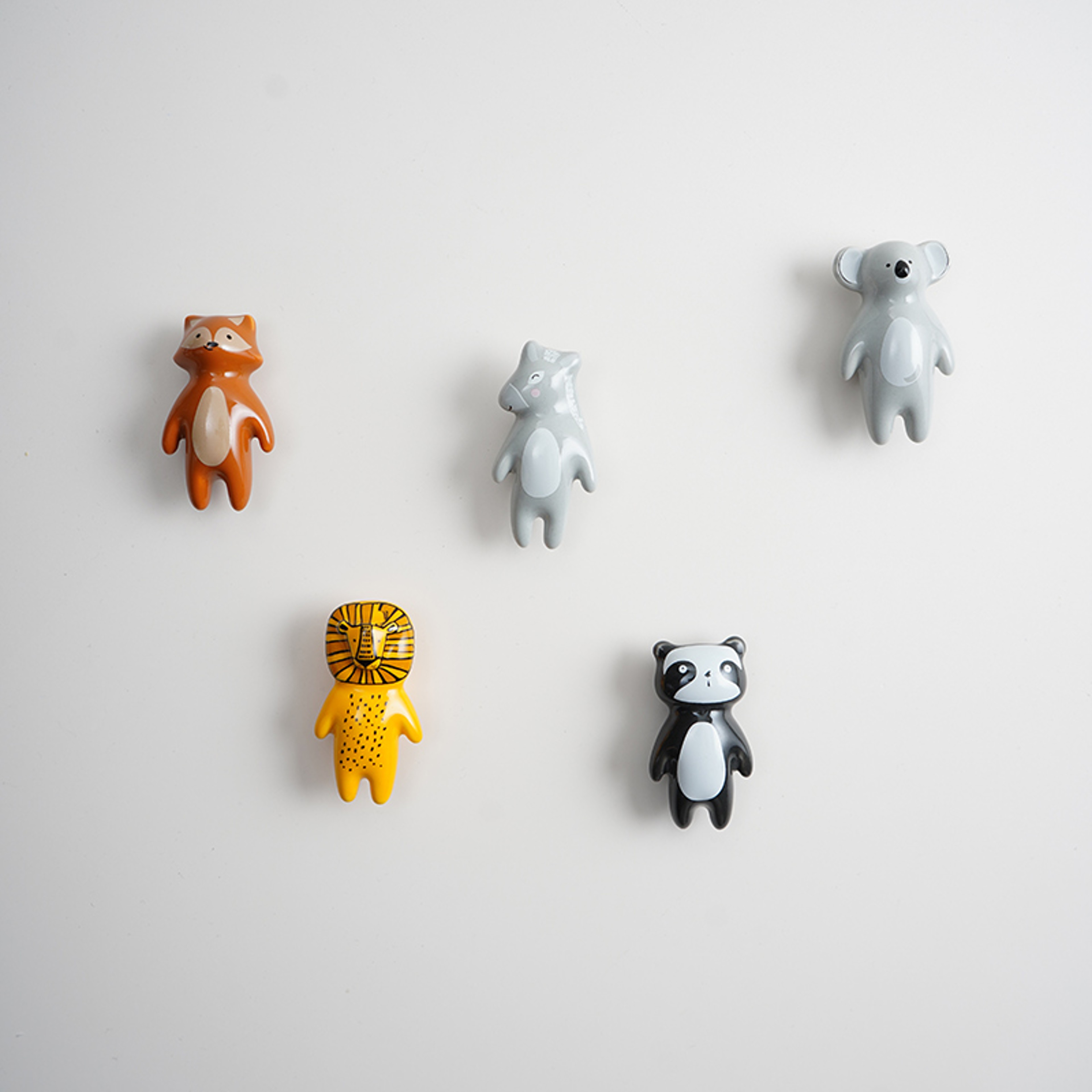 Animal Cabinet Knobs Set Ceramic Drawer Pulls For Kids Dressers And Nursery Furniture 3