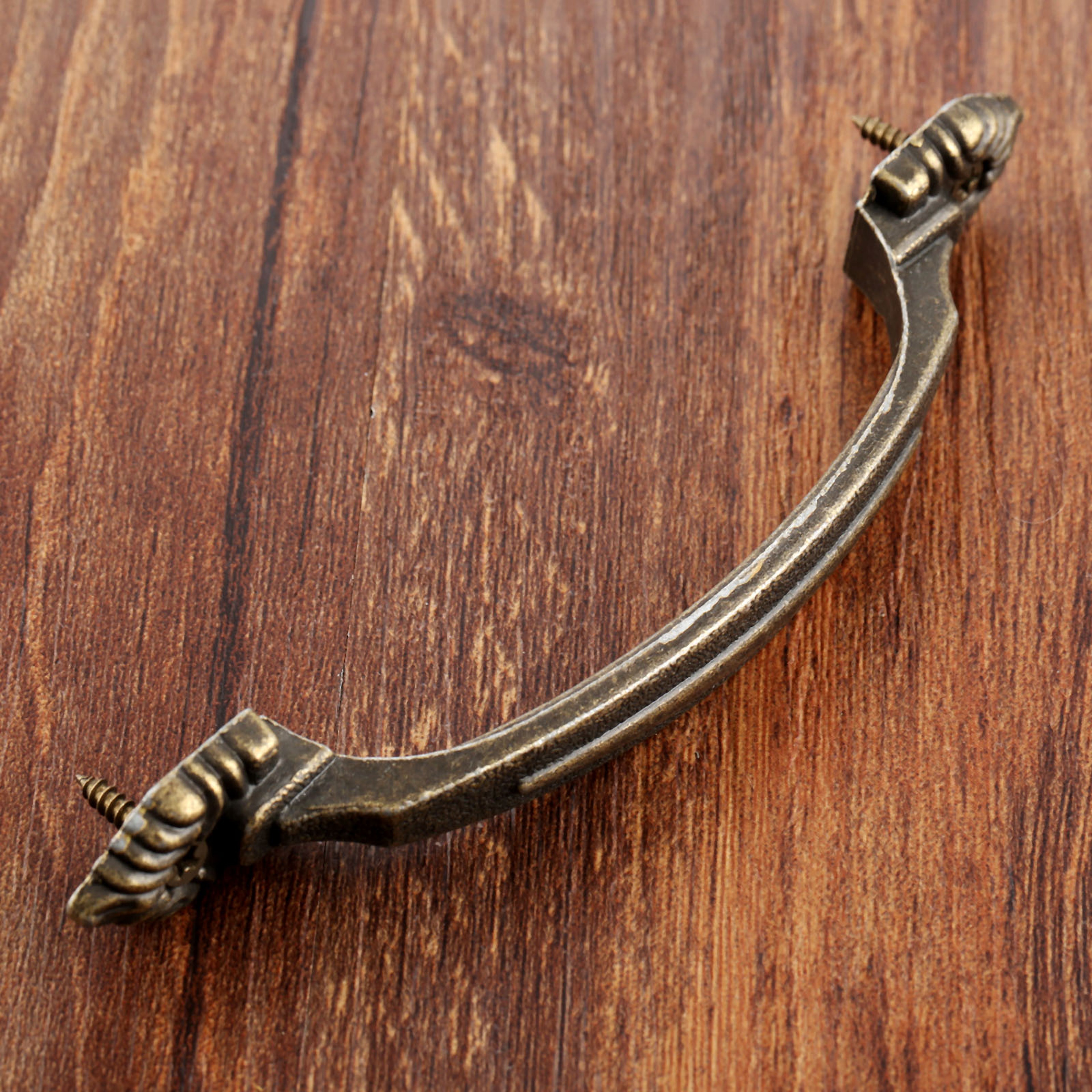 Antique Bronze Drawer Pull Vintage Cabinet Handle for Kitchen Cabinets Jewelry Boxes – view 2