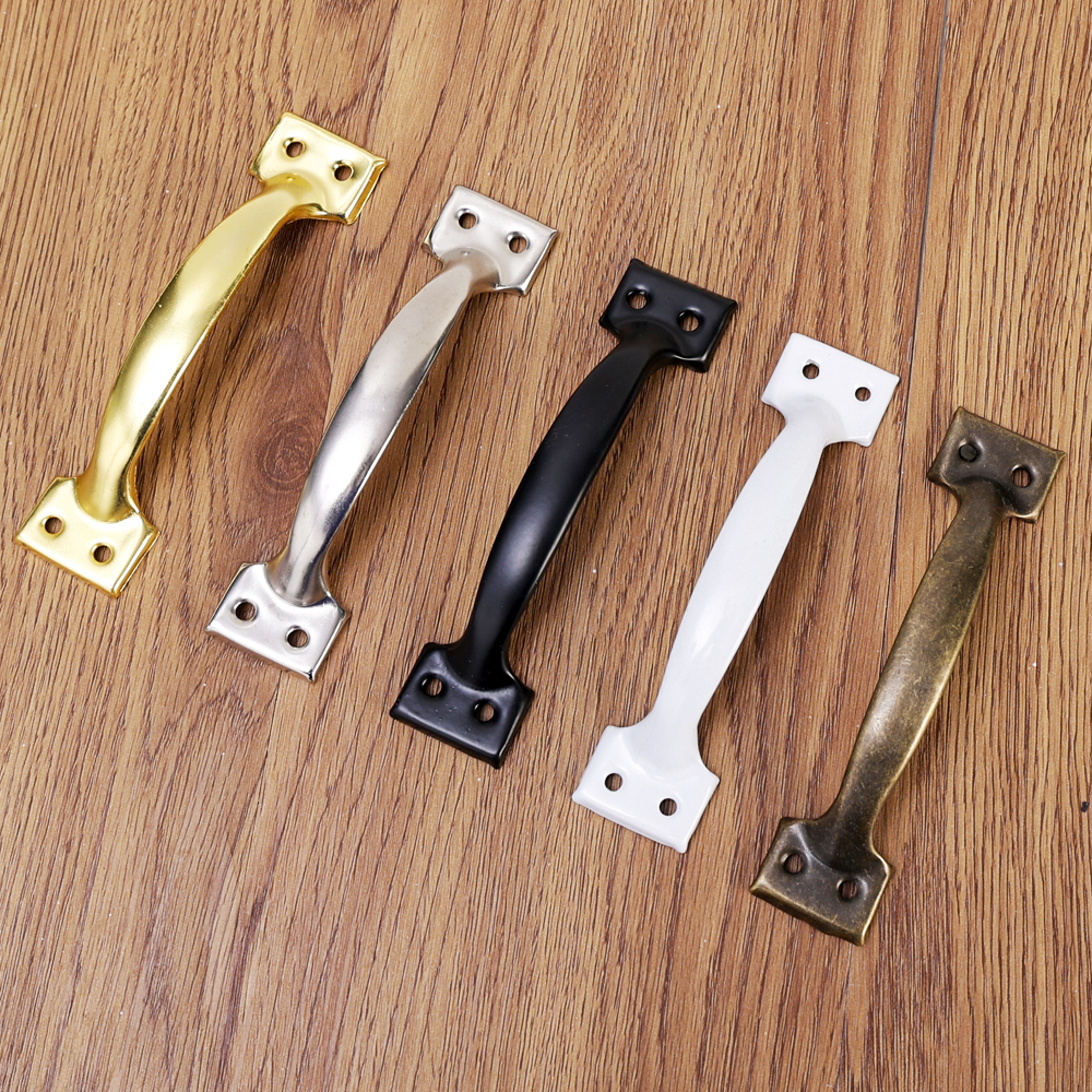 Modern Curved Cabinet Handles Durable Drawer Pulls For Wardrobes And Furniture 4