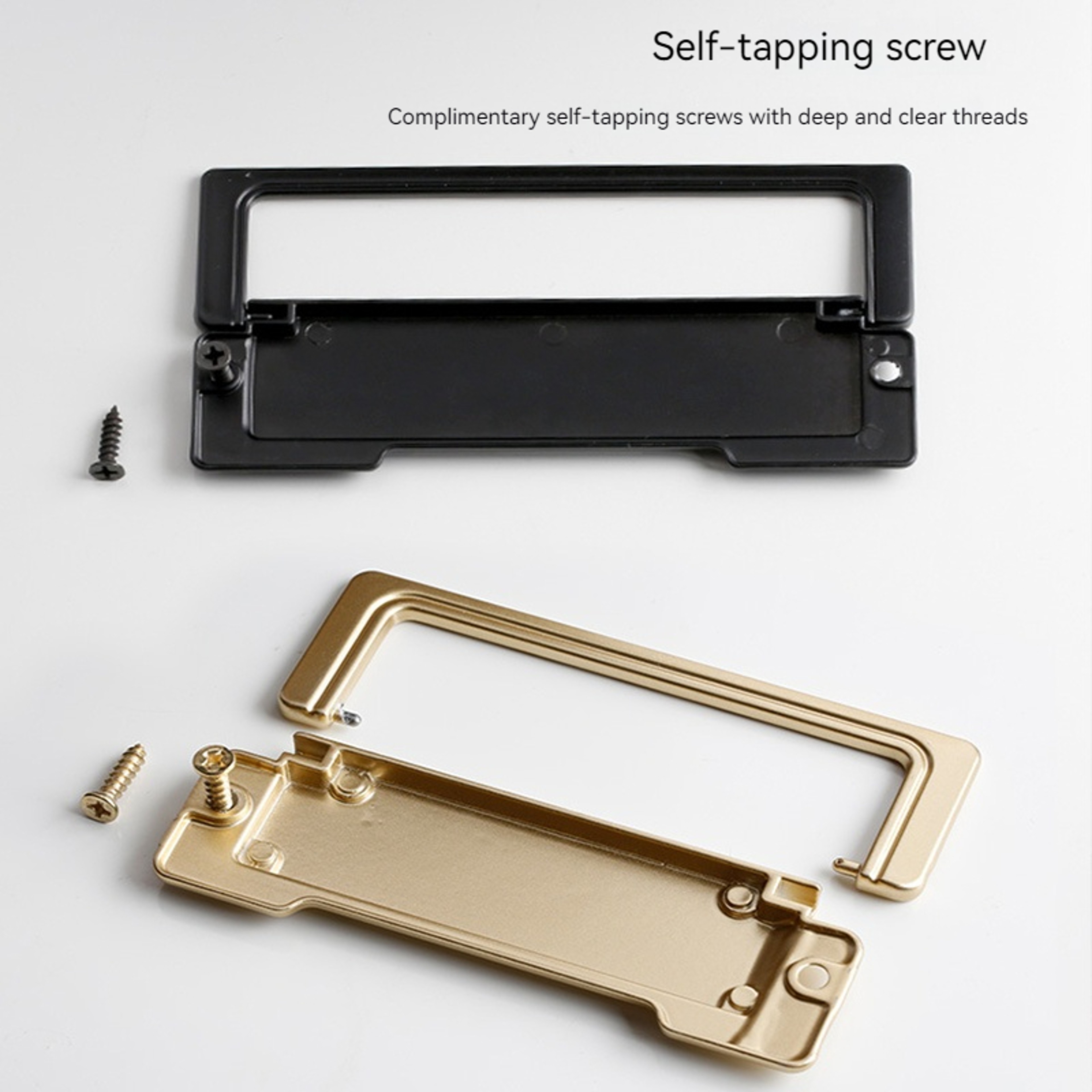 Modern concealed cabinet handle Aluminum Invisible Drawer Pull for Cabinets, Closets and Wardrobes – view 4