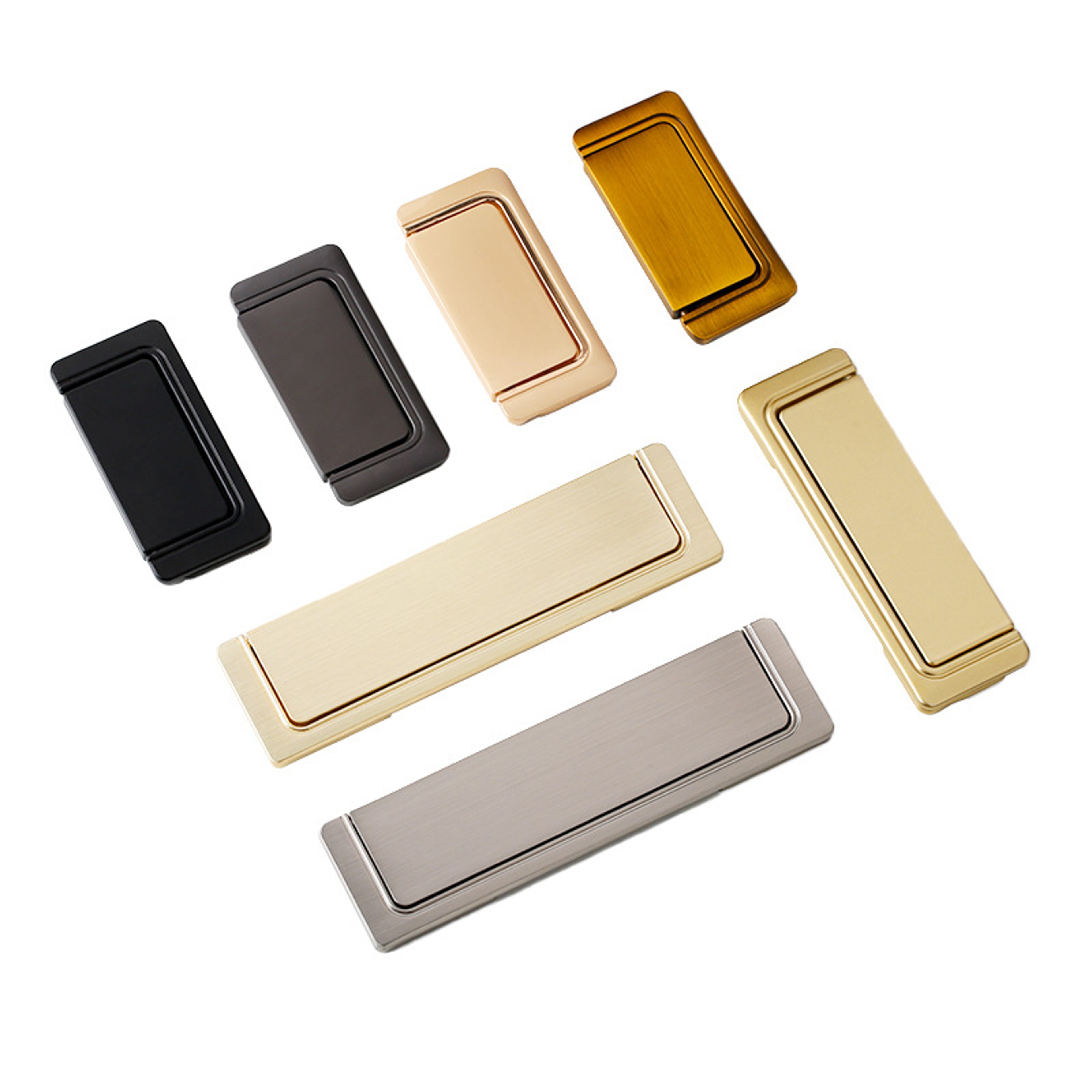 Modern concealed cabinet handle Aluminum Invisible Drawer Pull for Cabinets, Closets and Wardrobes – view 6