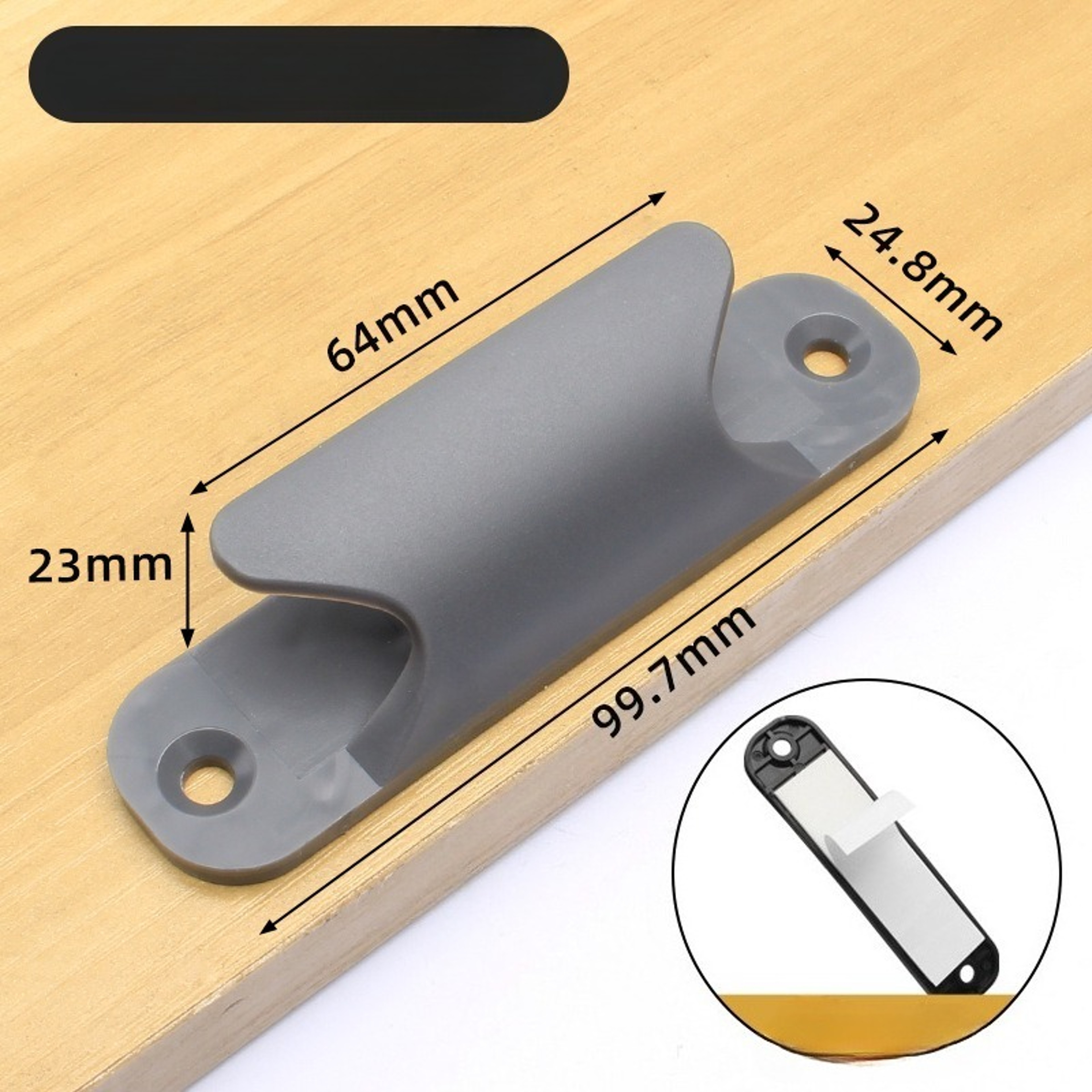 Self Adhesive Door Handle Set For Cabinets Drawers And Sliding Doors 8