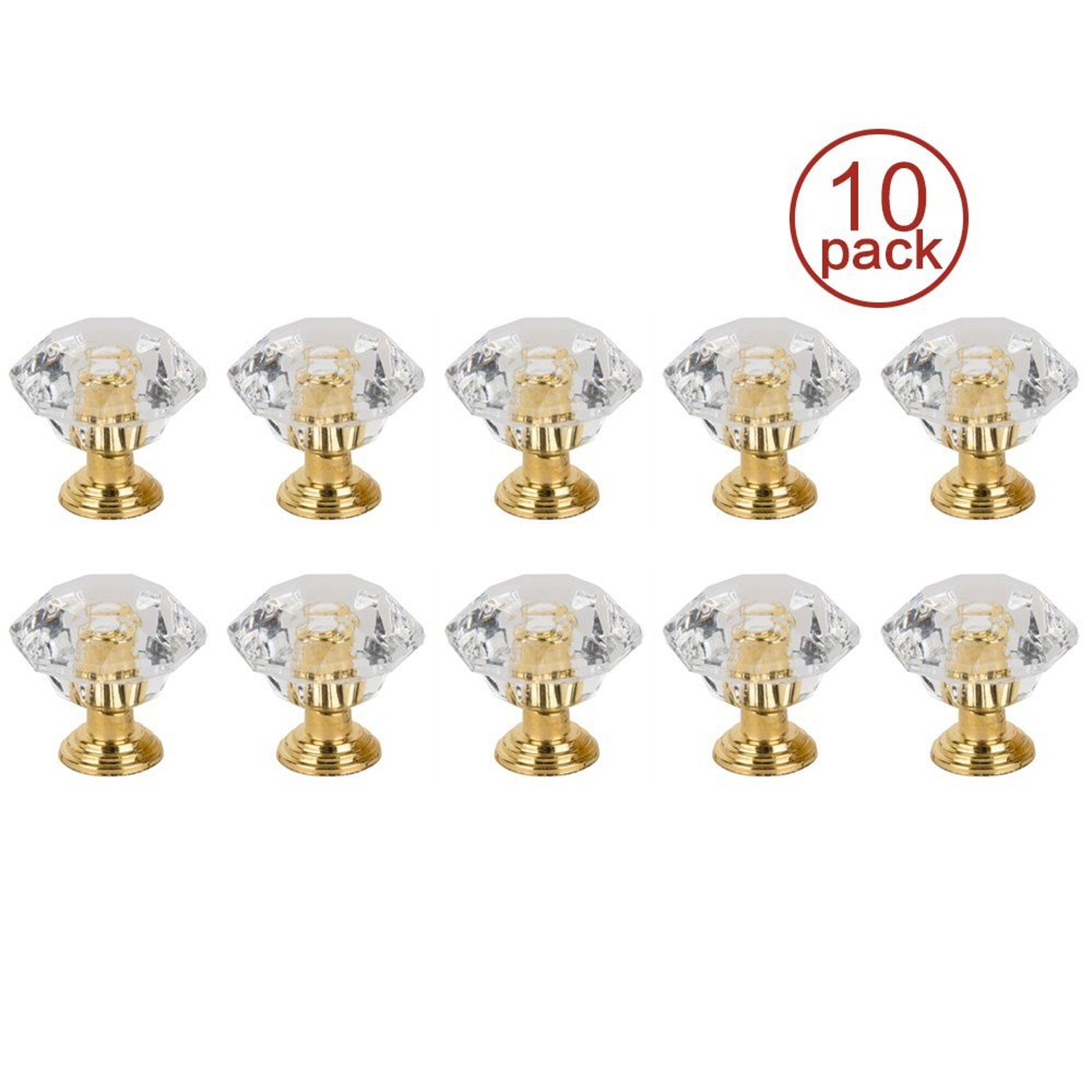 Crystal Cabinet Knobs Diamond Drawer Pulls for Dressers and Cabinets – view 6