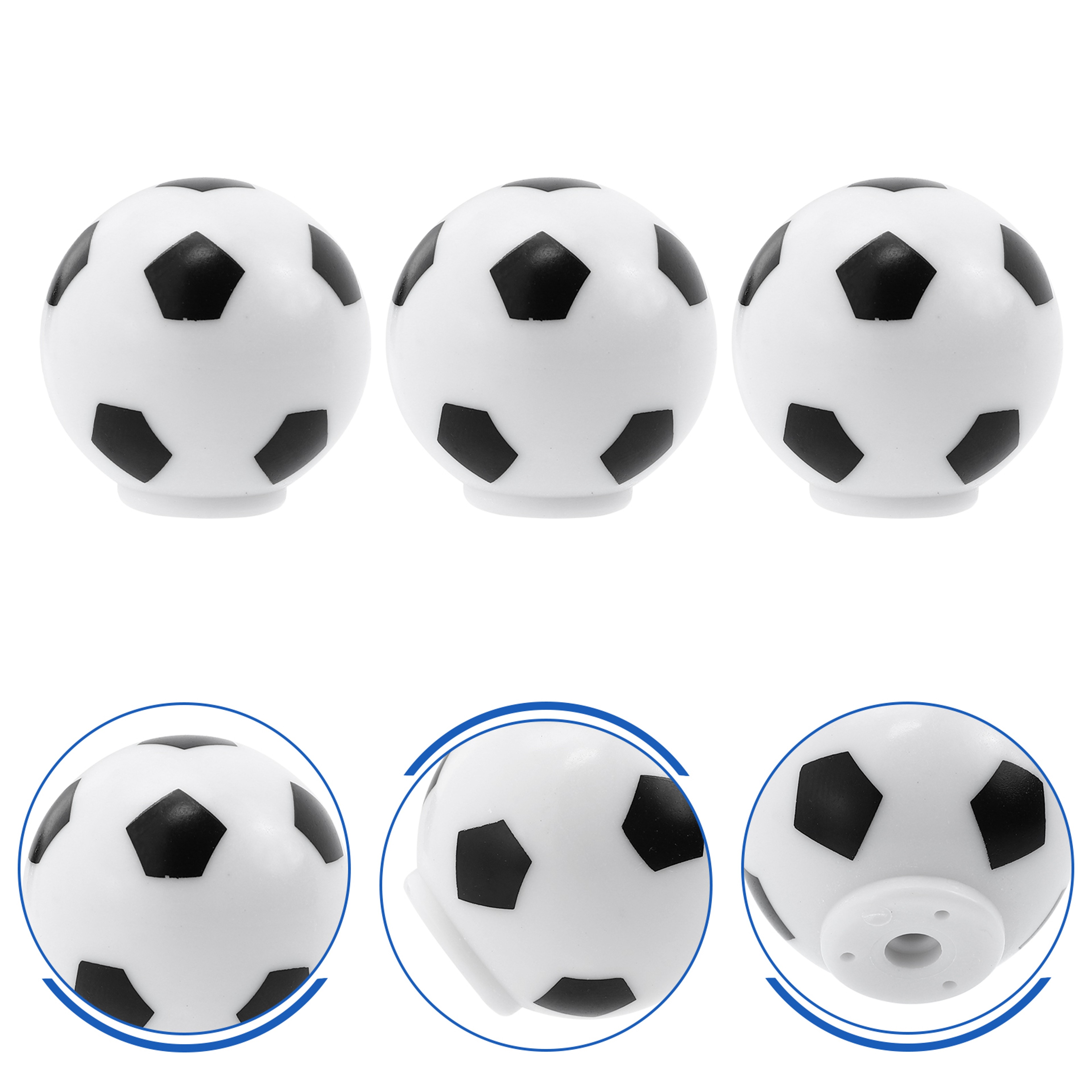 Soccer Ball Drawer Knobs Set for Kids Room Dressers and Cabinets – view 2