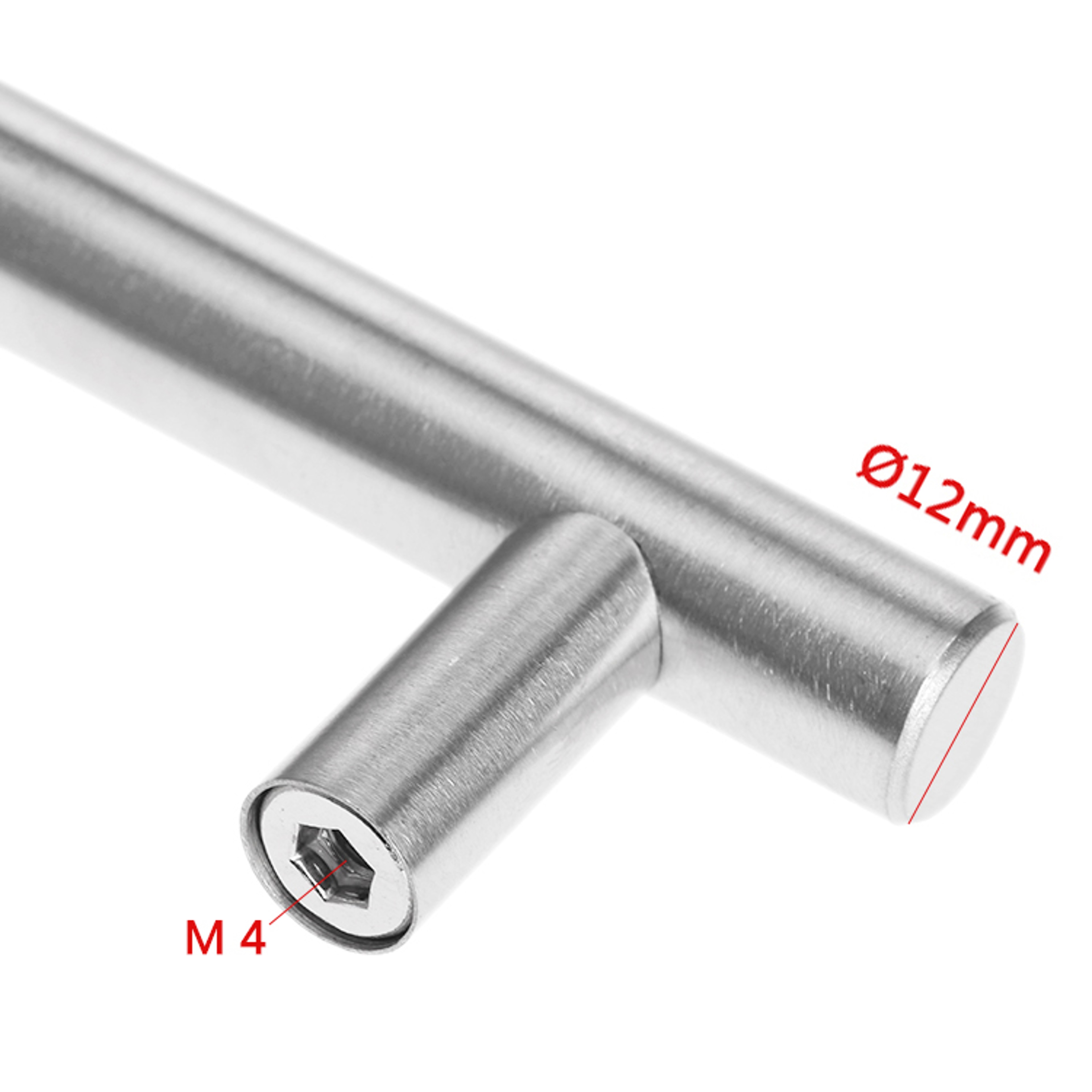 Stainless Steel T Bar Cabinet Pull Handles For Kitchen  Furniture 3