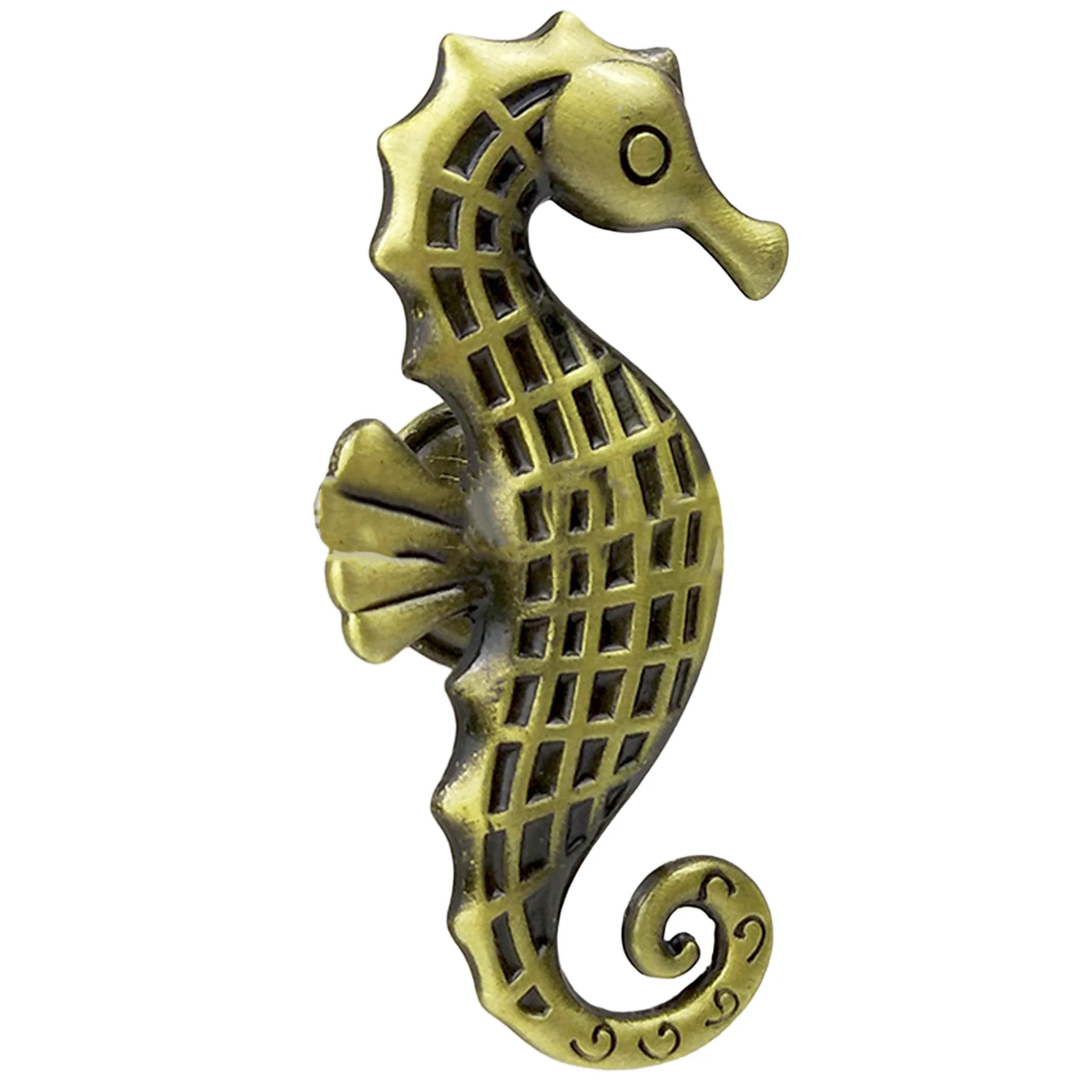 Seahorse Cabinet Handles Zinc Alloy Nautical Drawer Knobs – view 11