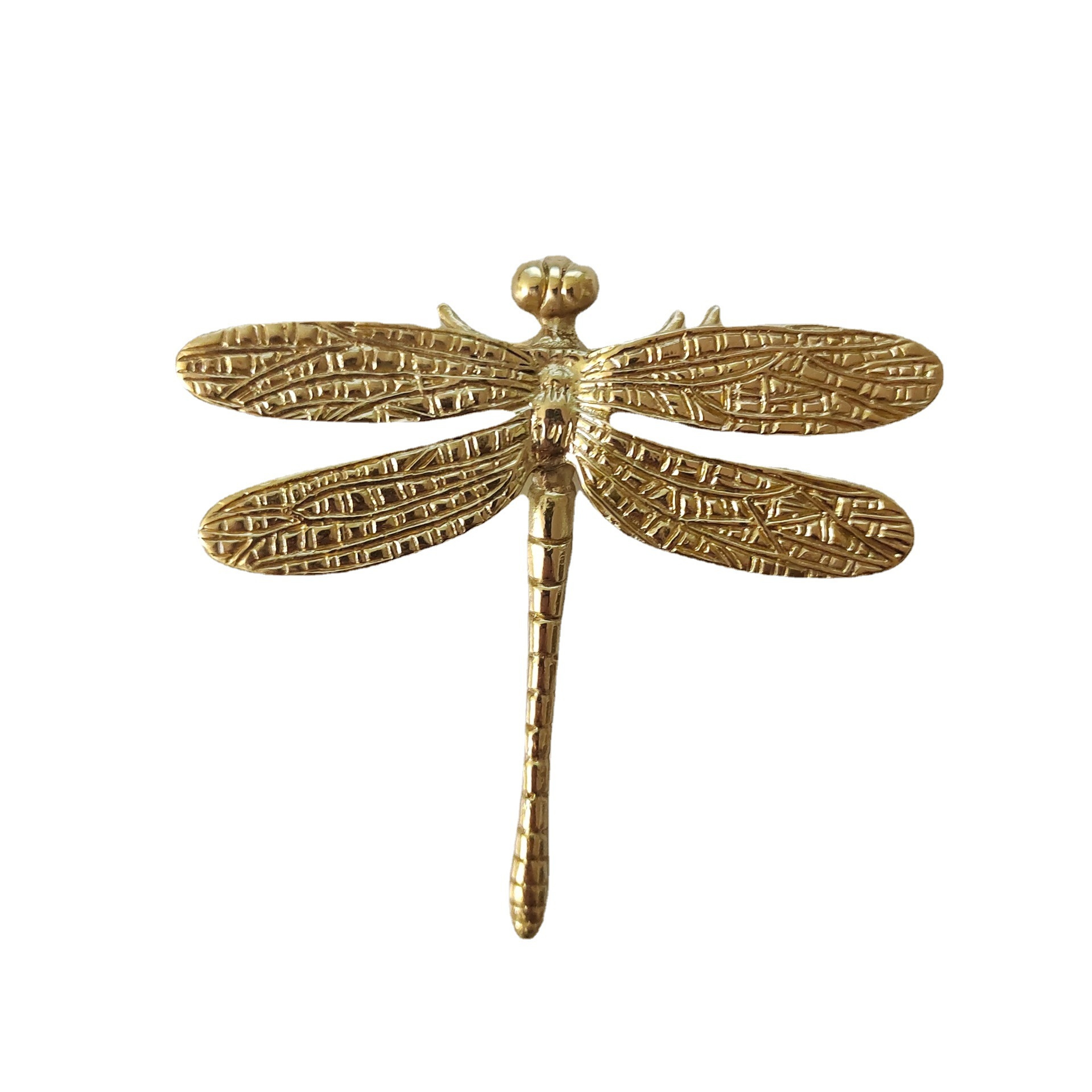 Solid Brass Dragonfly Cabinet Knobs For Drawers  Cupboards 6
