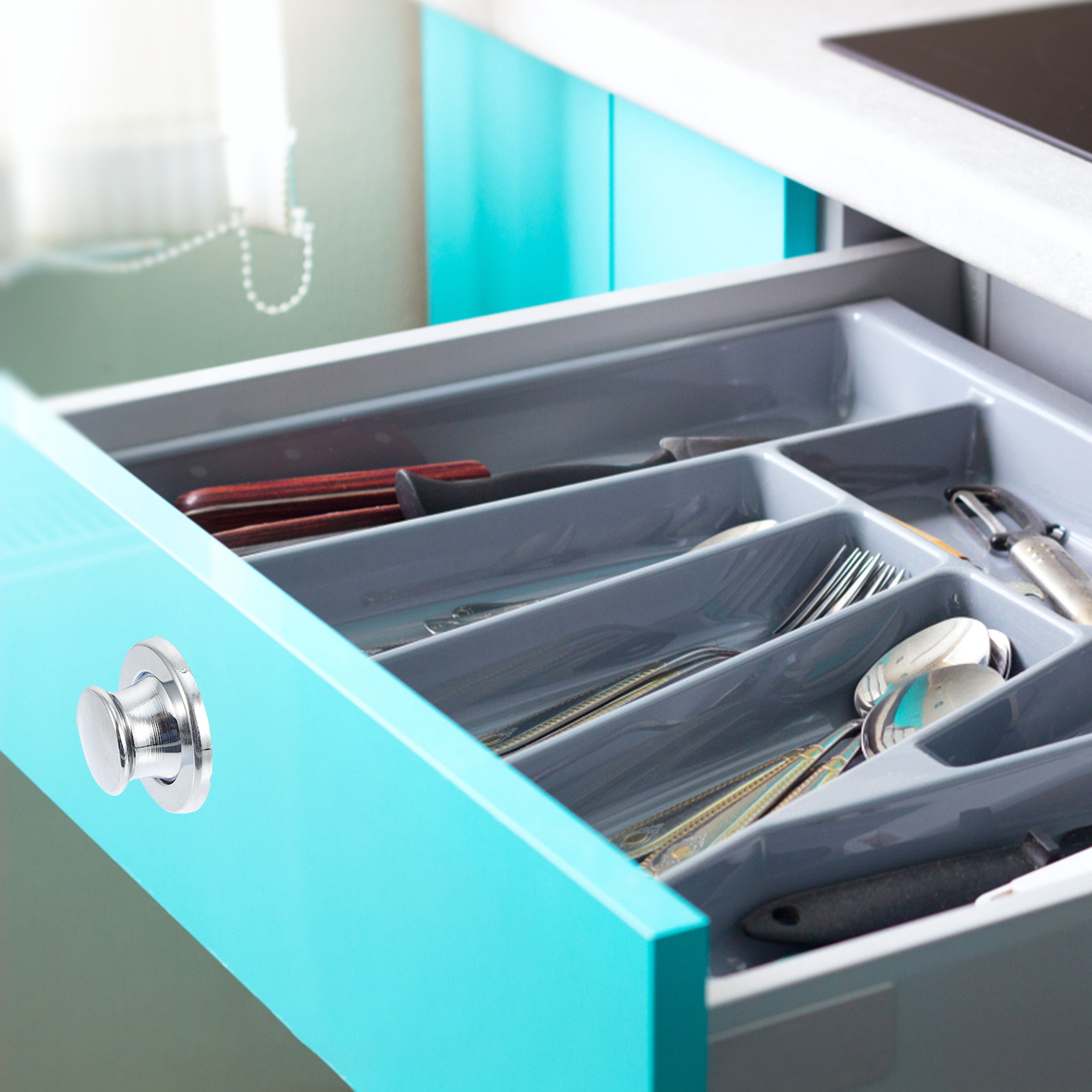 Retractable Cabinet Handle Set for Safe Hidden Drawer Pulls – view 2