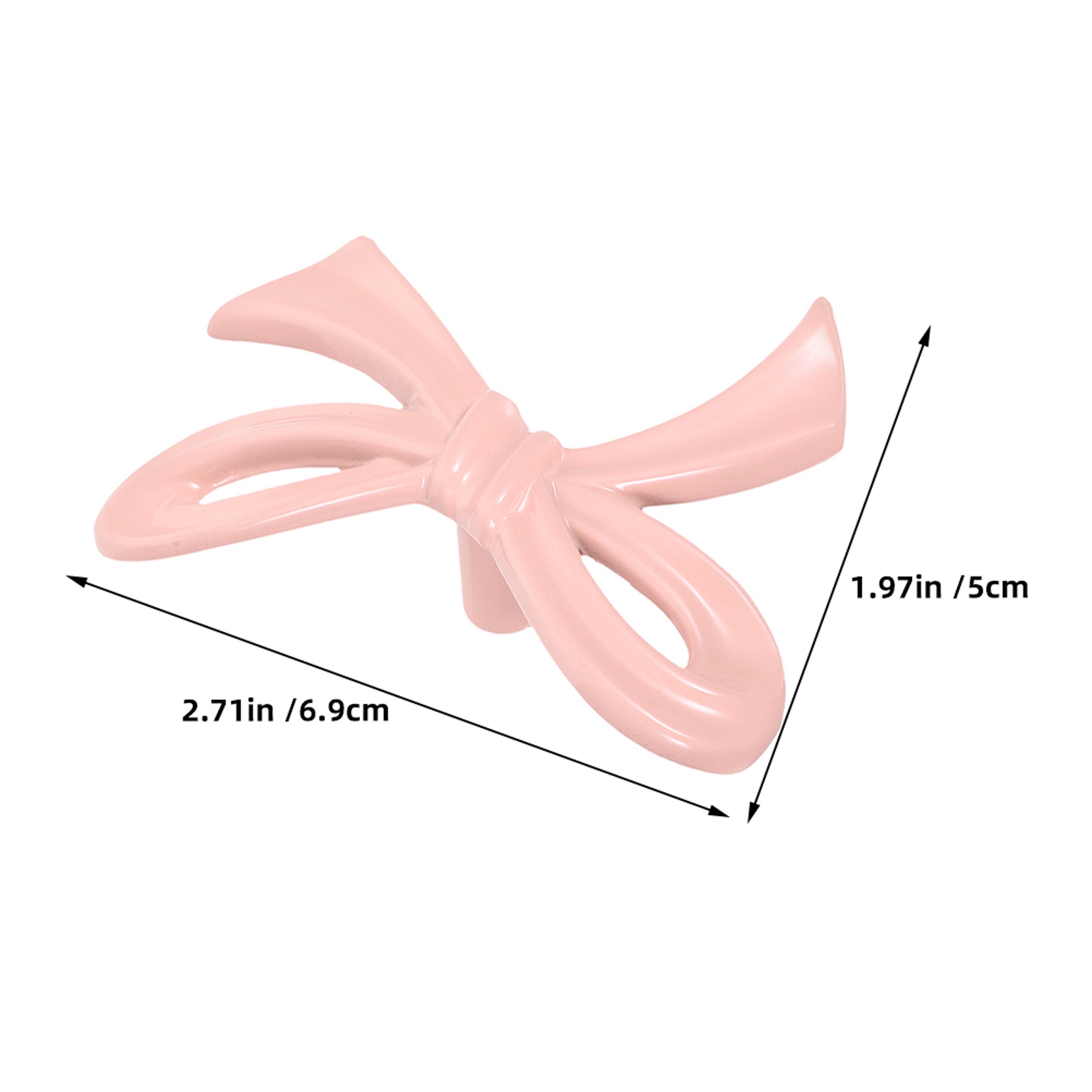 Metal Bow Furniture Drawer Pulls Bow Knot Cabinet Knobs Handles – view 5