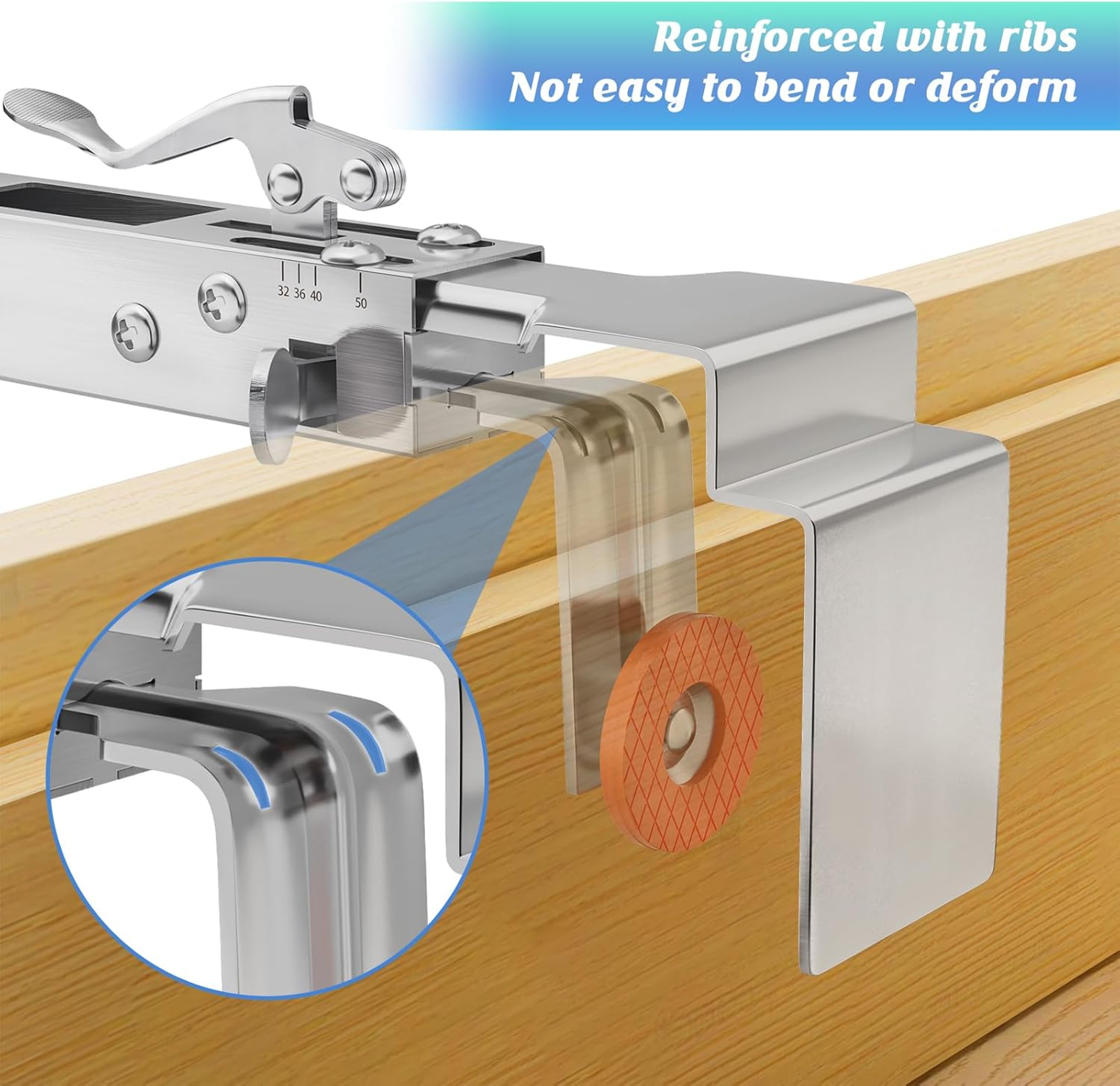 Adjustable Drawer Front Installation Clamp For Cabinet Panel Alignment 4