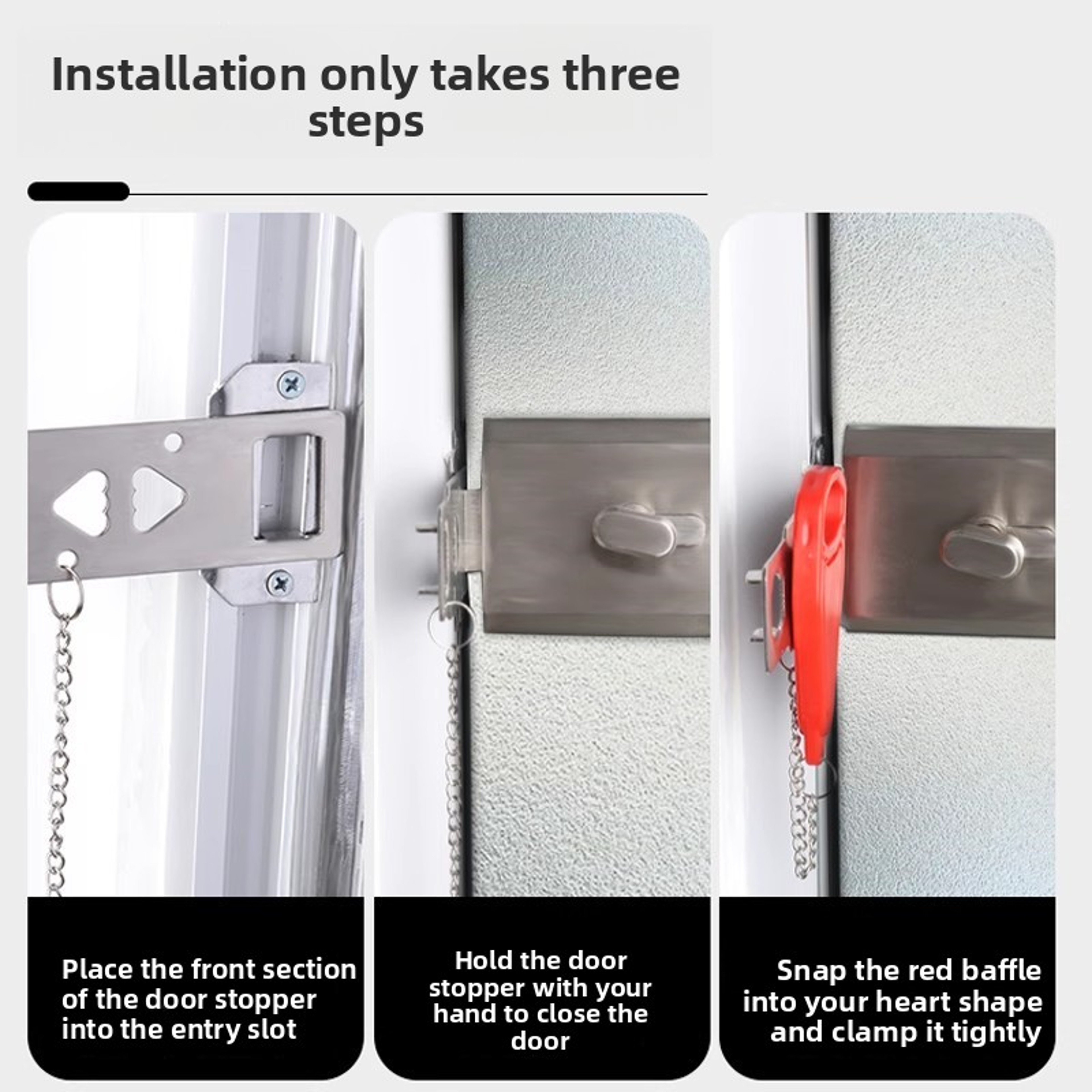 Portable Door Lock for Travel Hotel Room Security – view 6