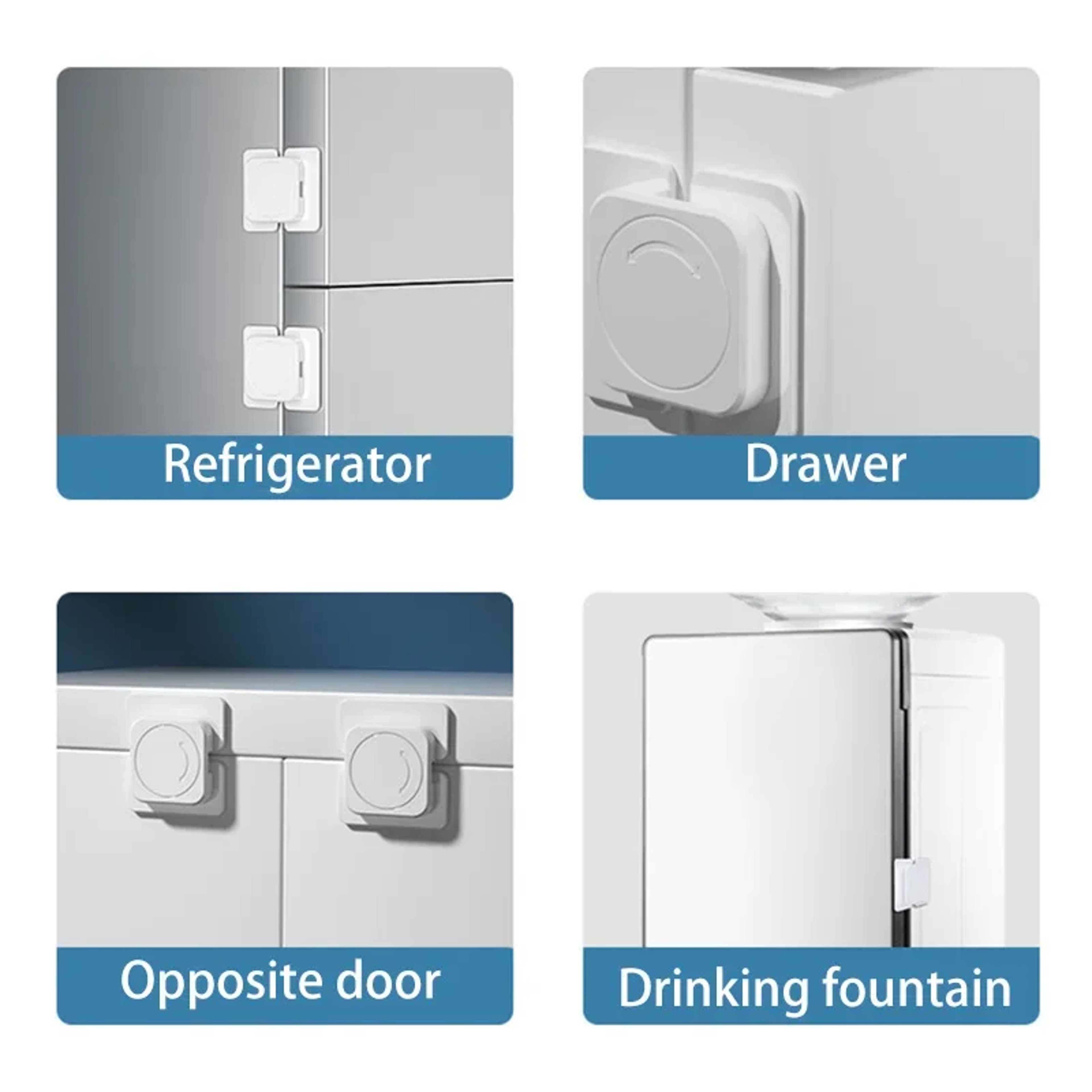 ToddlerGuard Child Safety Lock For Fridge Cabinets And Drawers 2