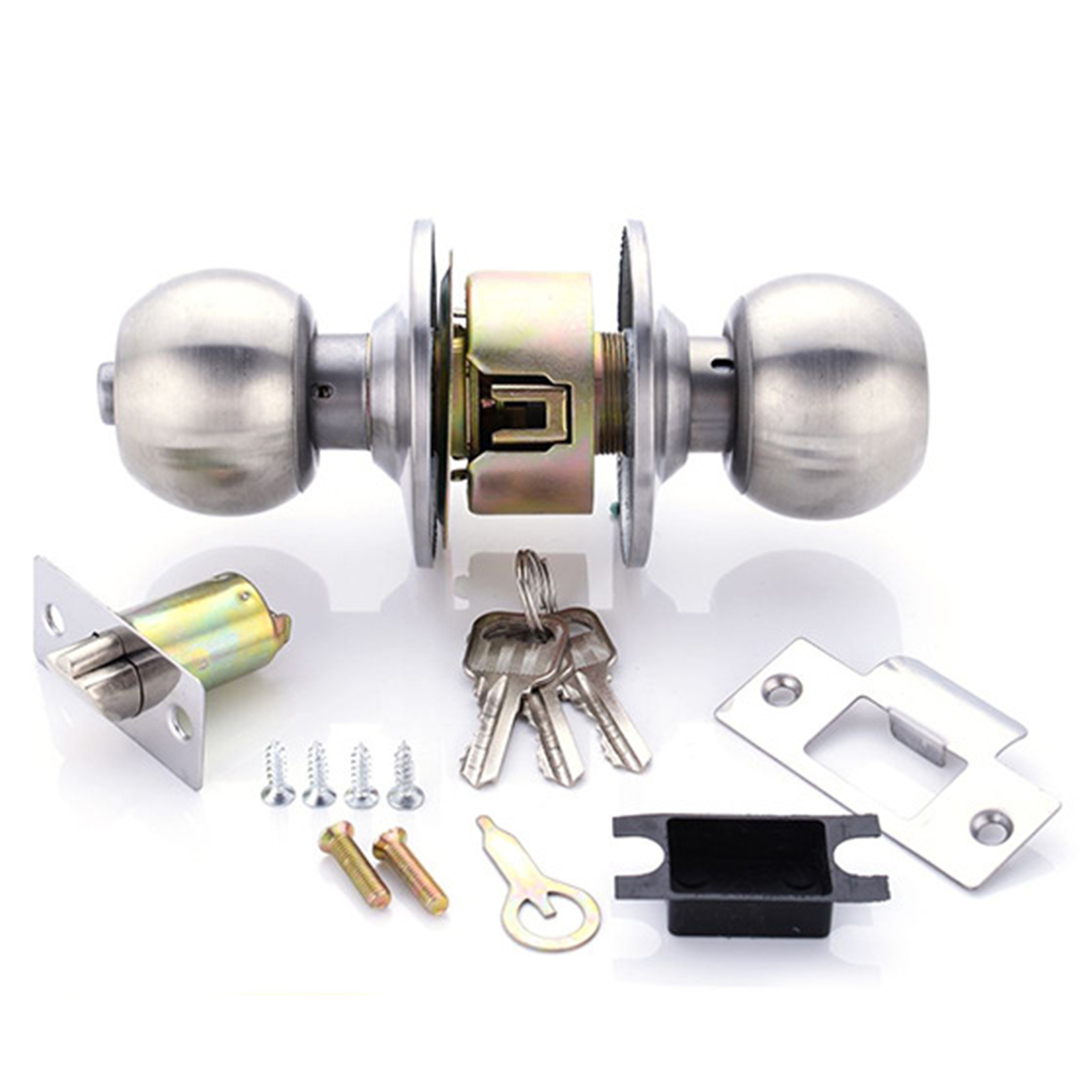Keyed Interior Door Knob Lock For Bedroom Bathroom And Entry Doors 2