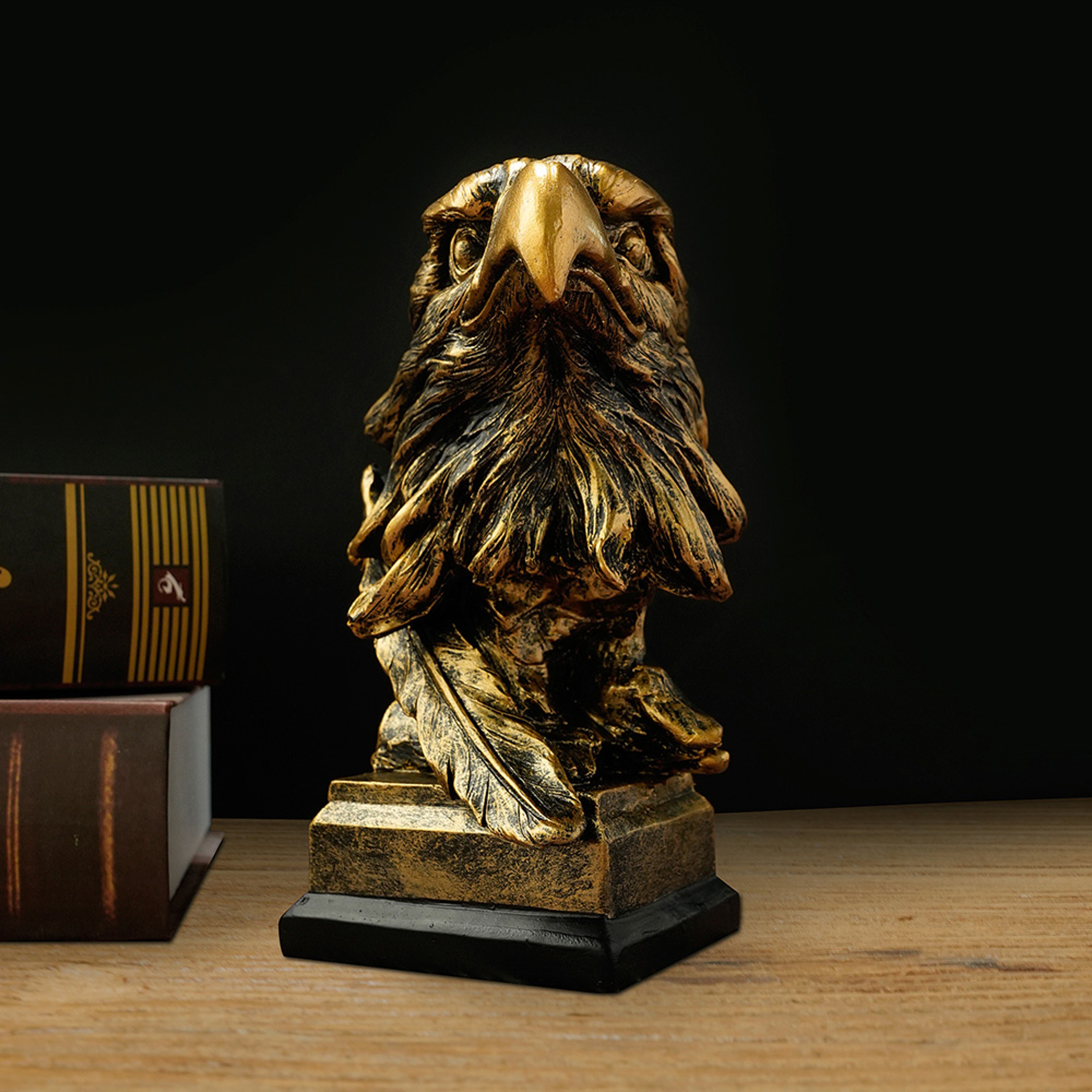Eagle Head Ornament Resin Eagle Statue For Home Office Decor 1