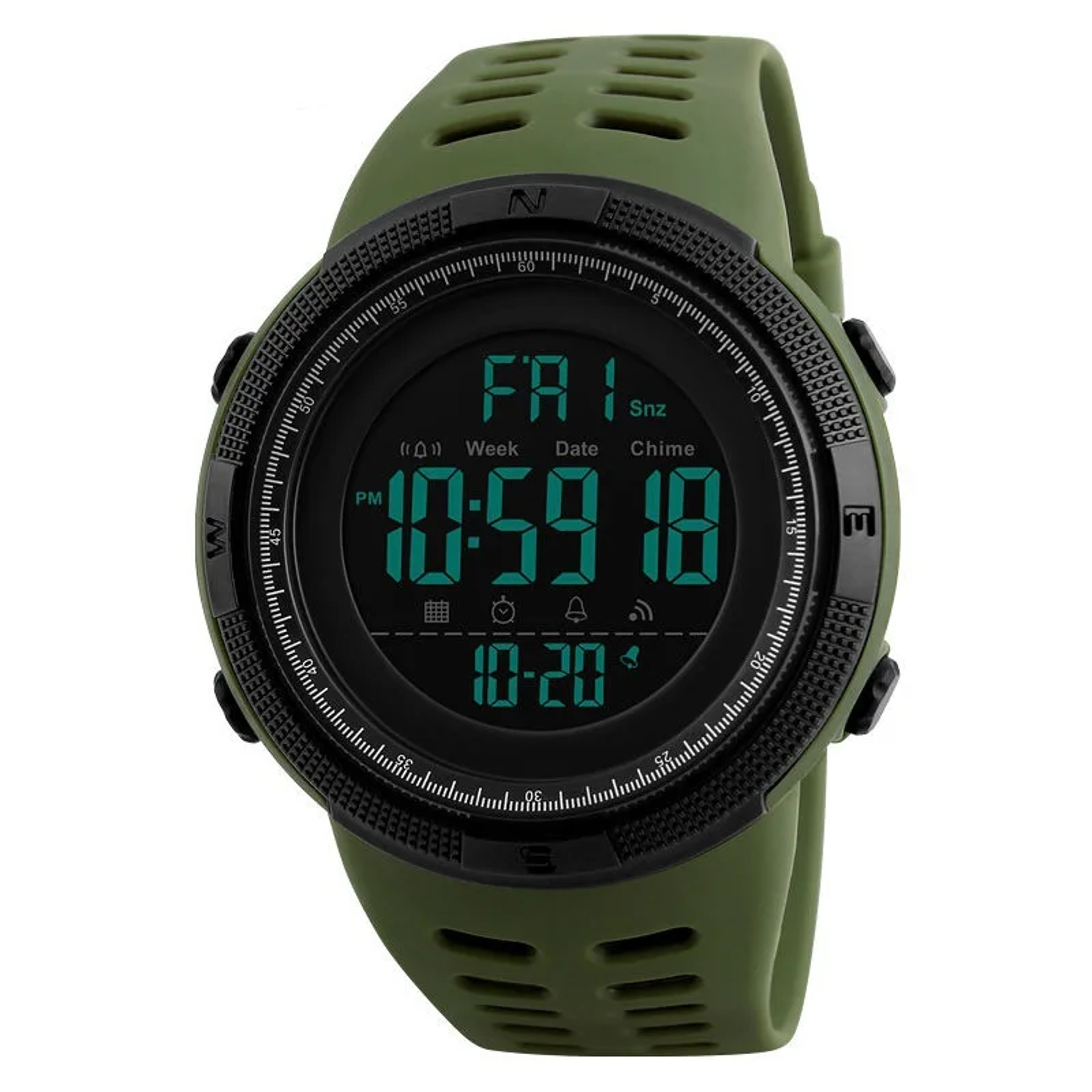 Mens Waterproof Military Digital Sports Watch With Alarm  Stopwatch 7