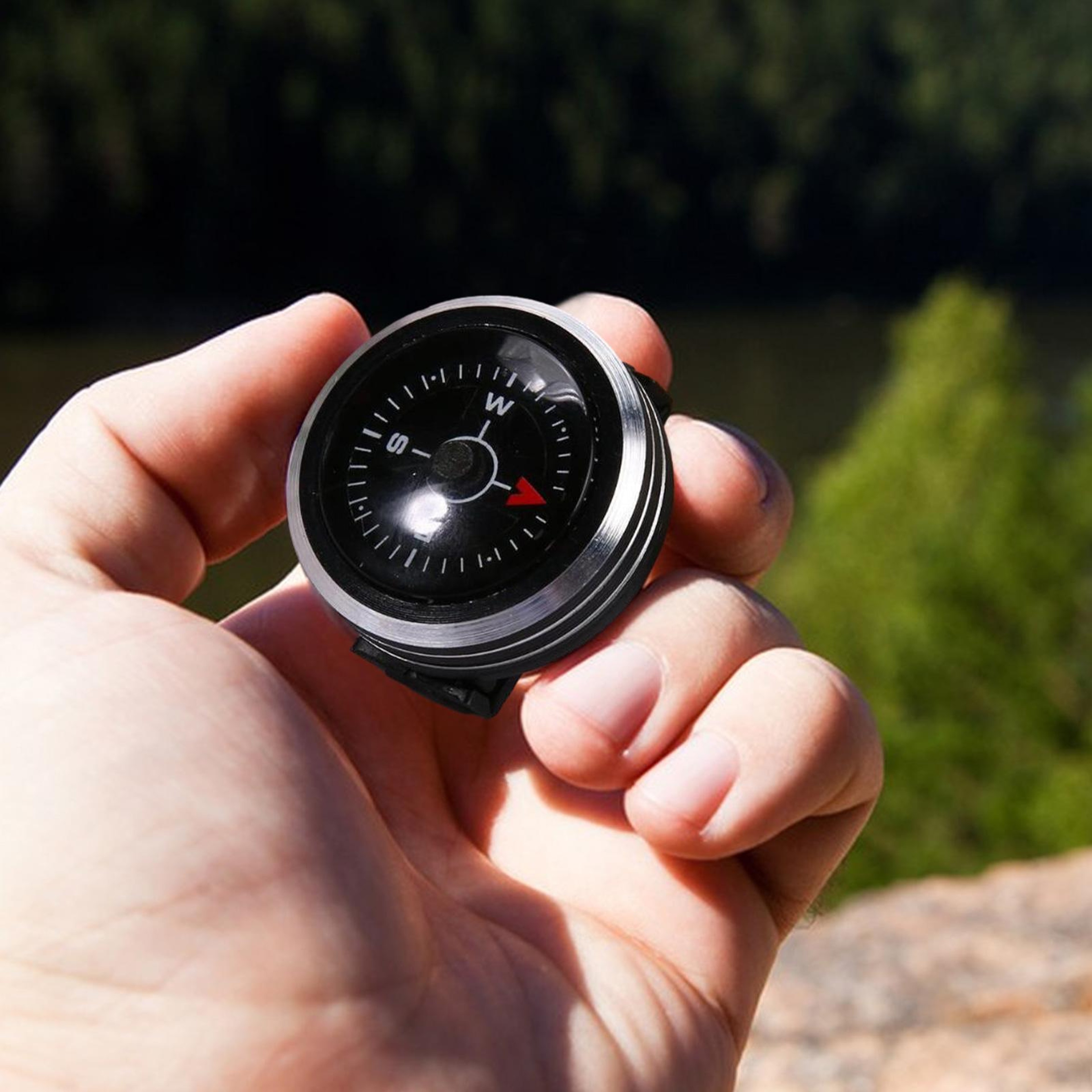Slip On Wrist Compass For Watch Bands And Paracord Bracelets 4