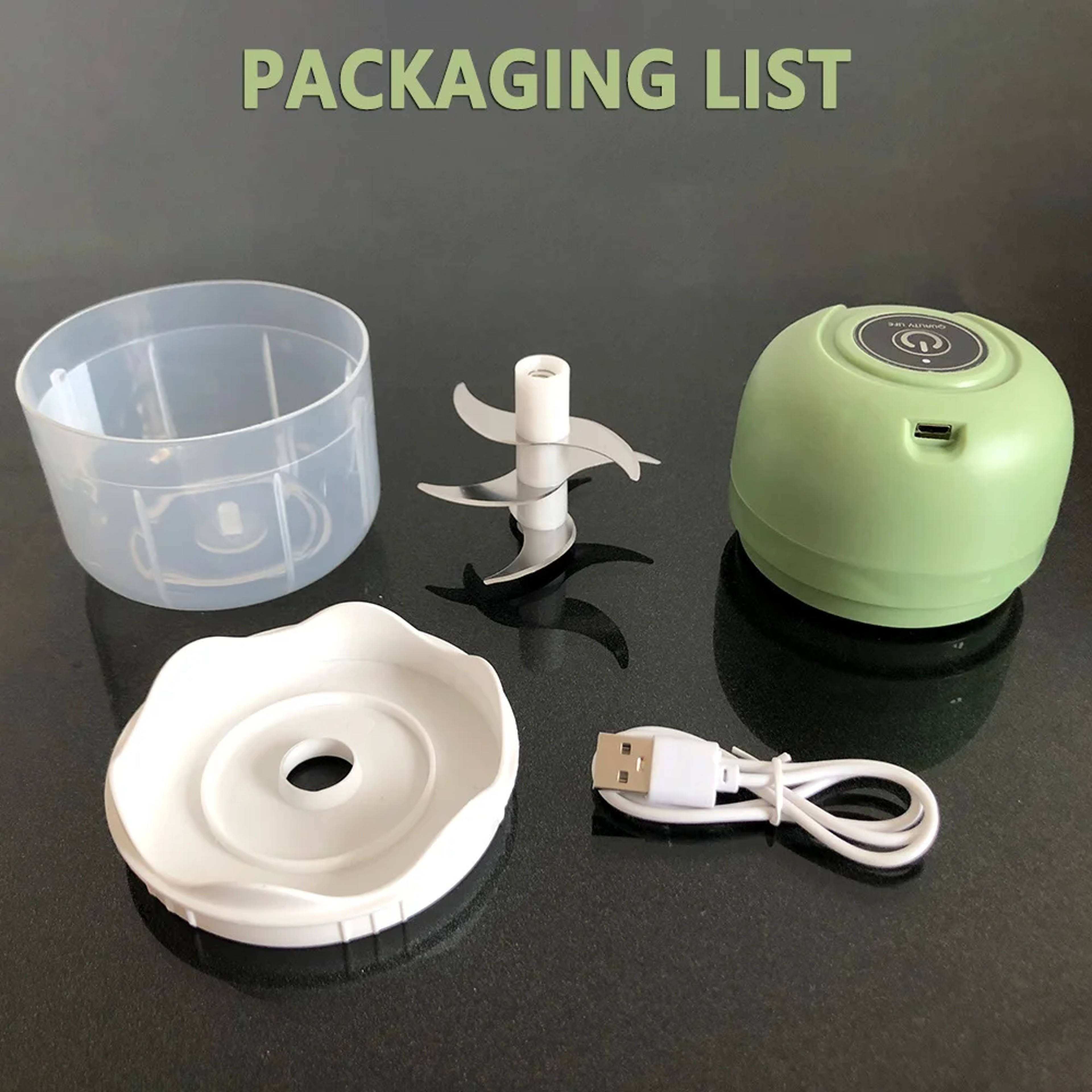 Wireless Electric Garlic Chopper USB Rechargeable Mini Food Processor – view 6