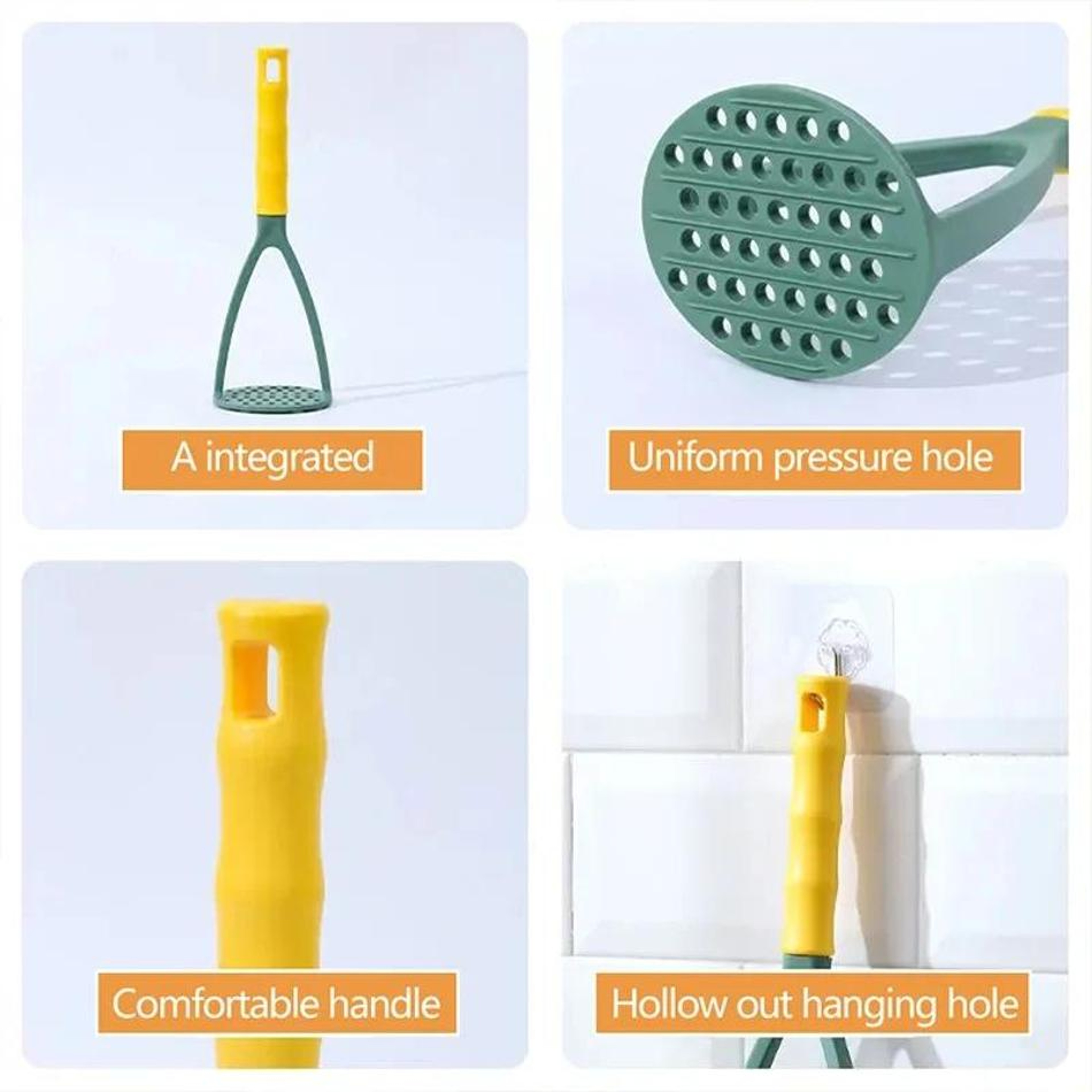 Easy Grip Potato Masher Ricer for Smooth Purees – view 6