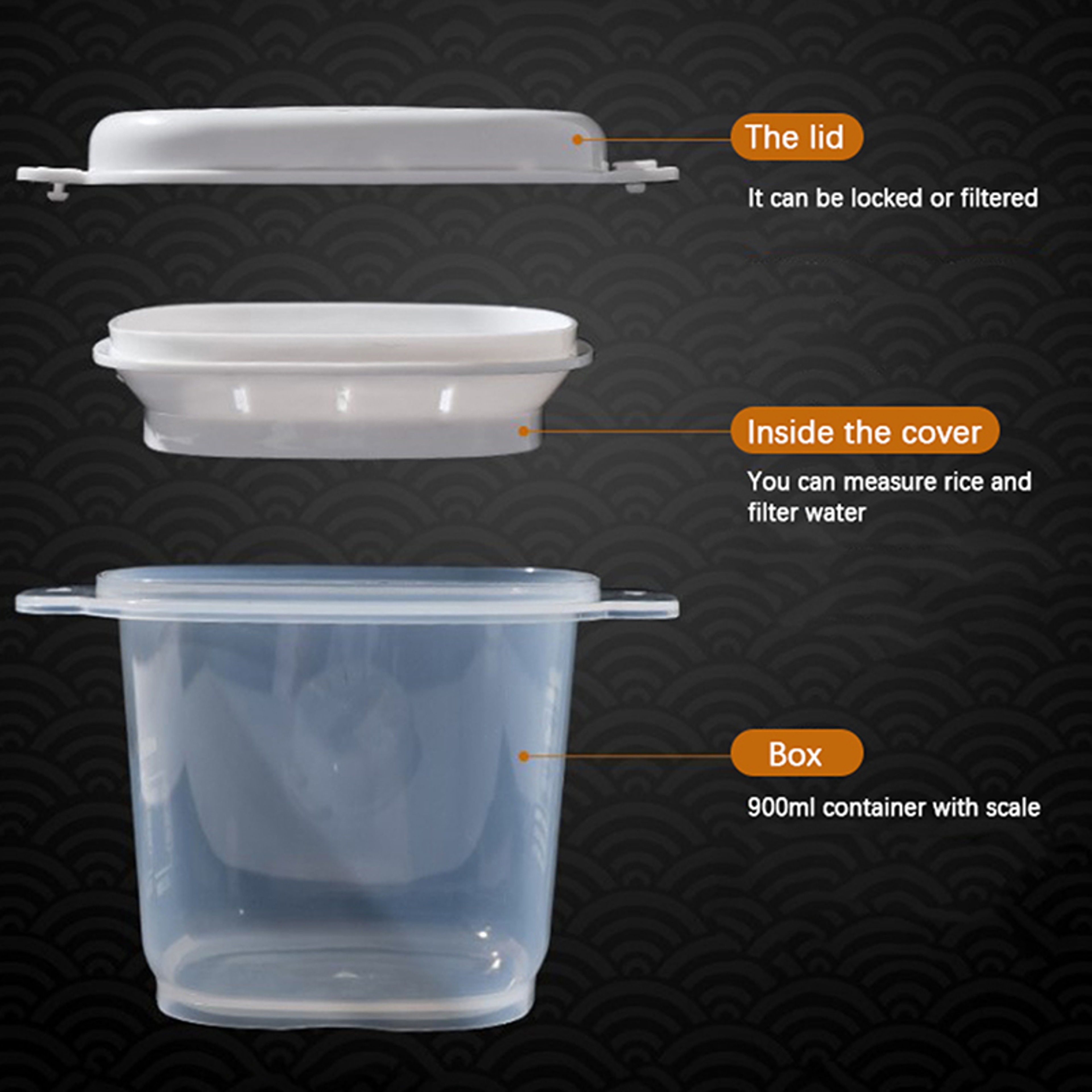Microwave Rice Cooker Steamer Bento Lunch Box – view 7
