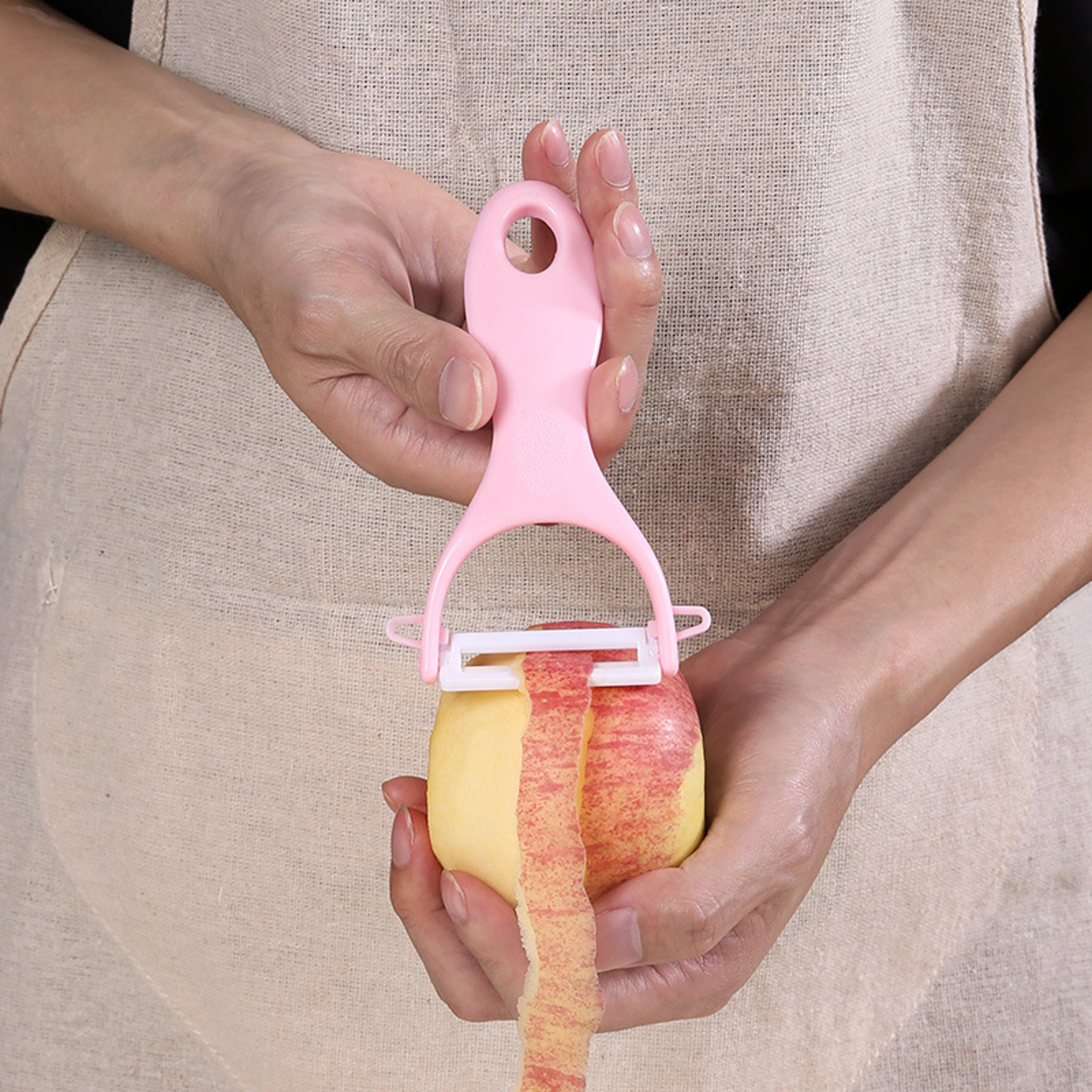 Ceramic Blade Vegetable Peeler Ergonomic Kitchen Tool For Potatoes Carrots  Fruits 5