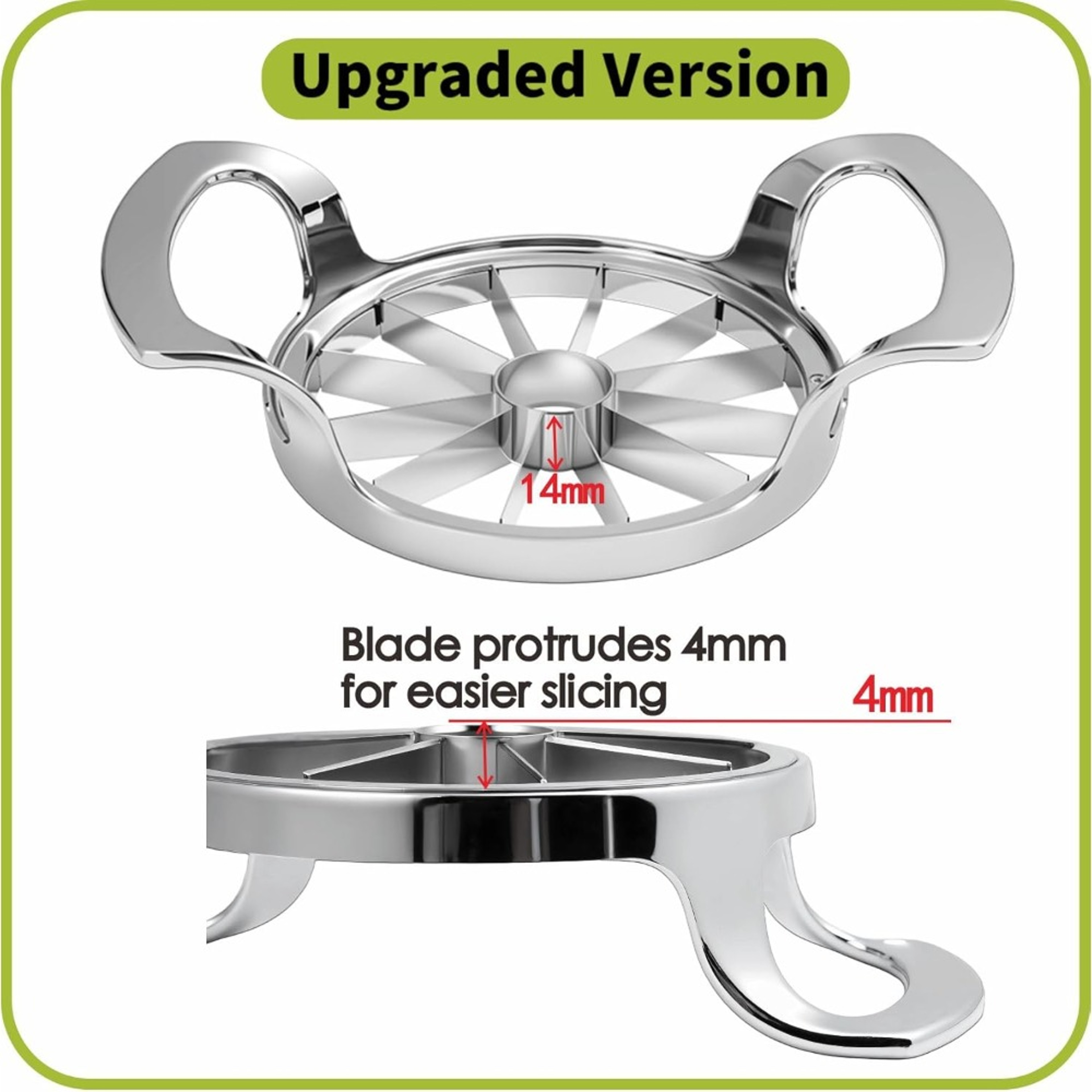 Extra Large Stainless Steel Apple Slicer & Fruit Corer Cutter – view 3