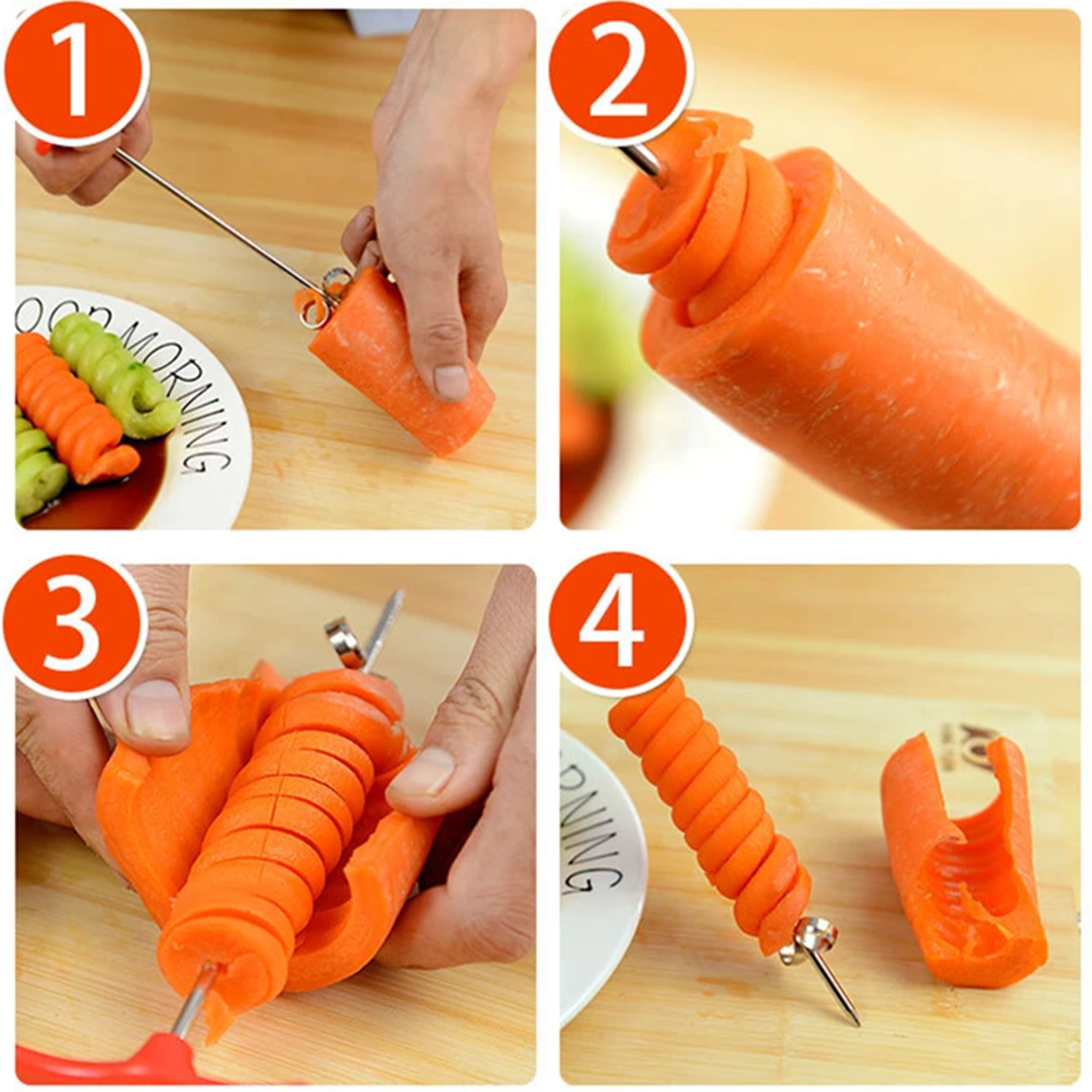Vegetable Spiralizer & Manual French Fry Cutter for Creative Cooking – view 5