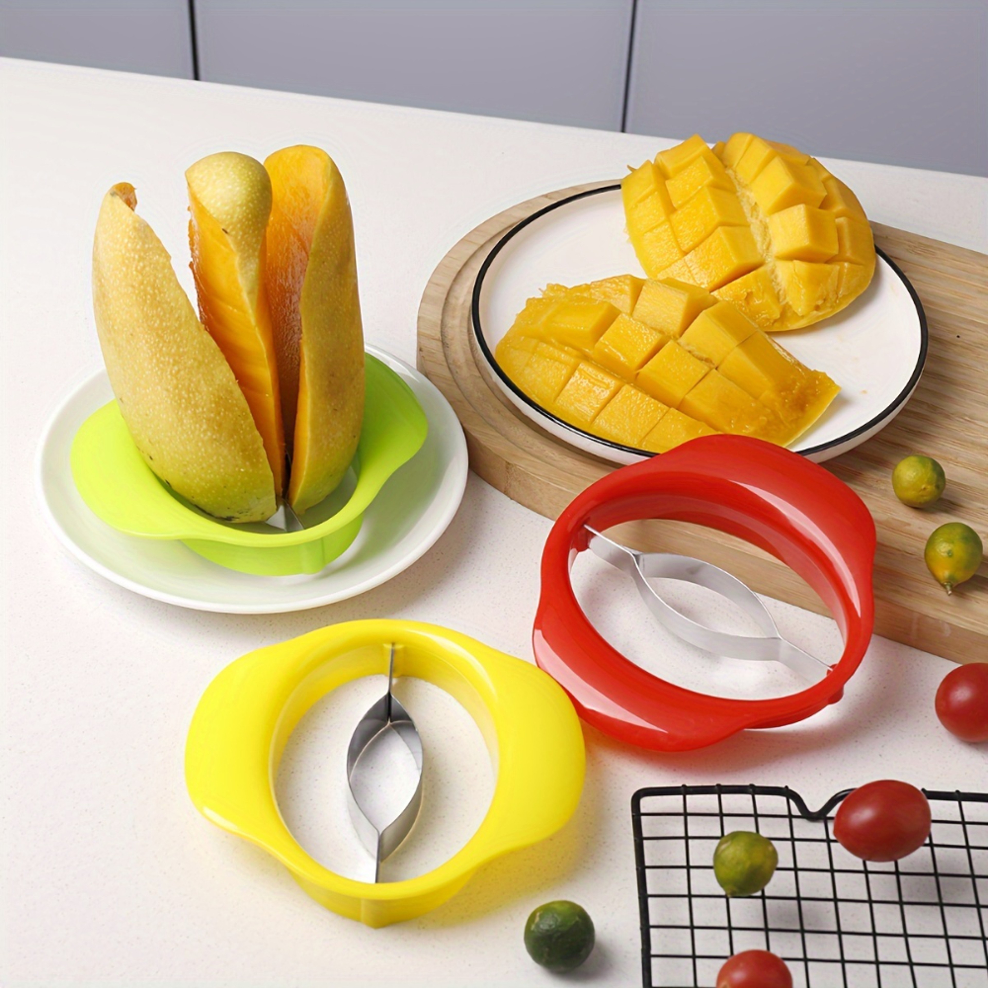 Premium Mango Slicer  Fruit Corer Tool With Non Slip Grip For Effortless Peeling And Cutting 2