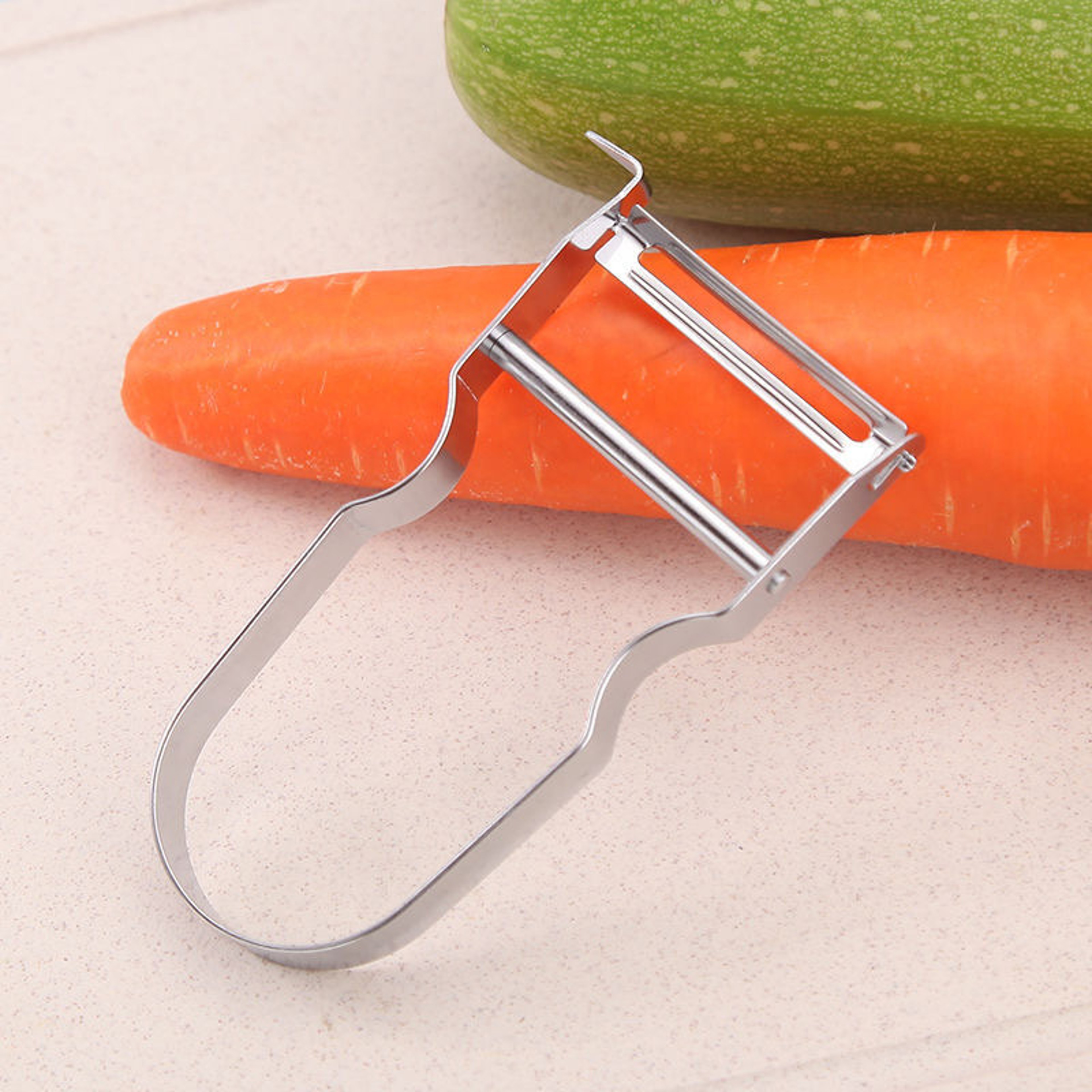 Stainless Steel Vegetable Peeler, Kitchen Grater & Scraper Multi Use Kitchen Tool – view 6