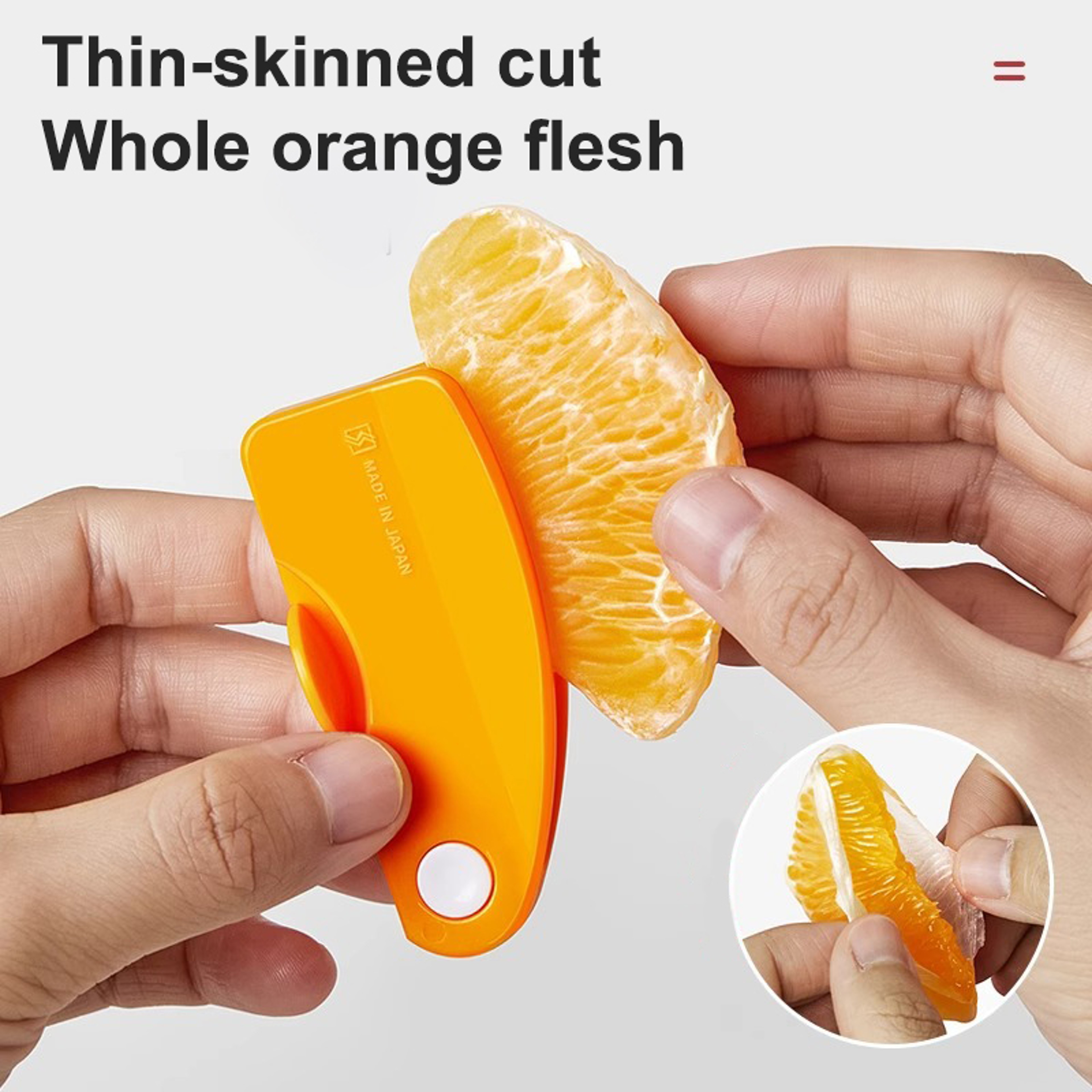 Creative Citrus Orange Peeler Tool Easy Grip Fruit Peeler Stripper for Effortless Citrus Opening – view 2
