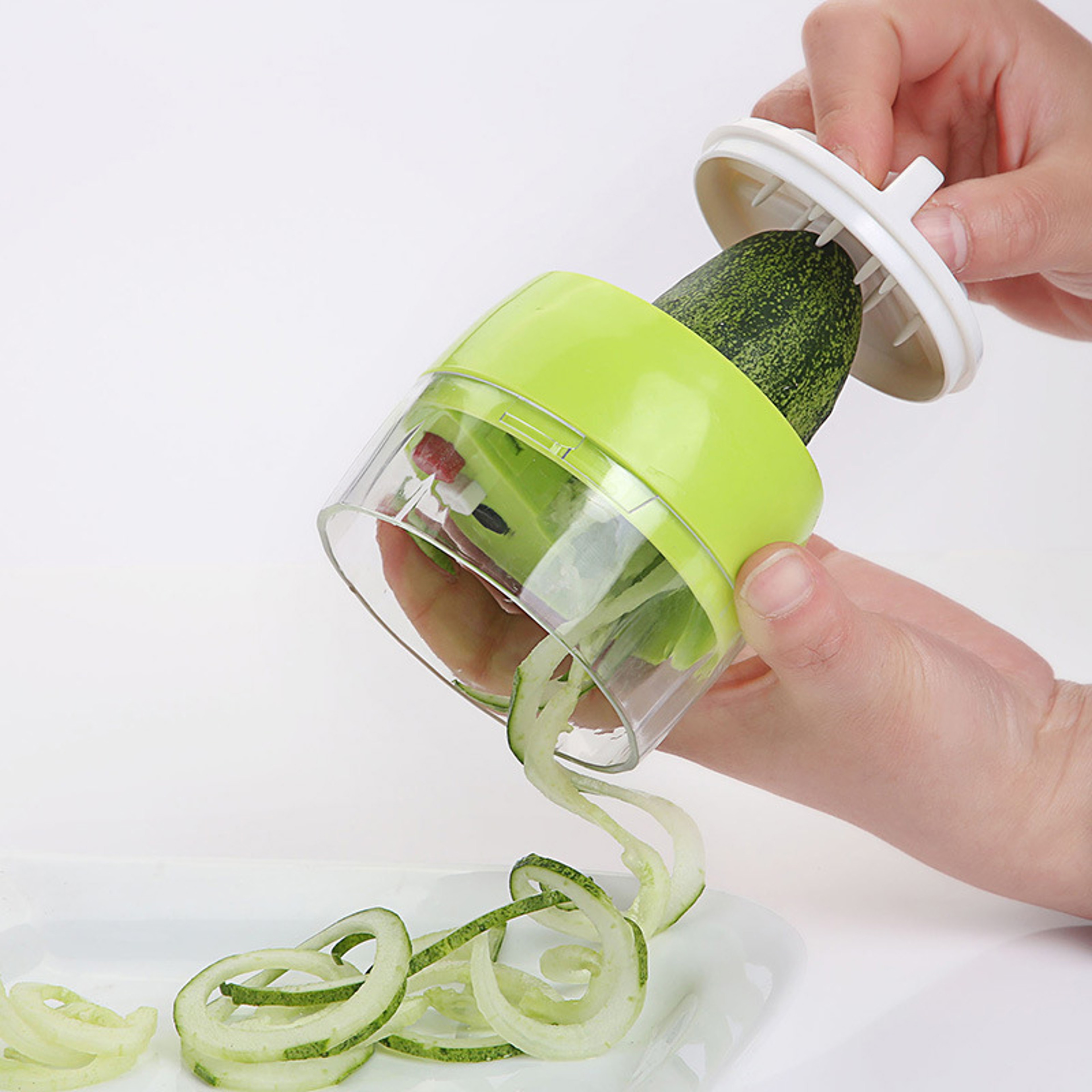 Adjustable Spiral Vegetable Cutter Vegetable Slicer Spiralizer Tool 0
