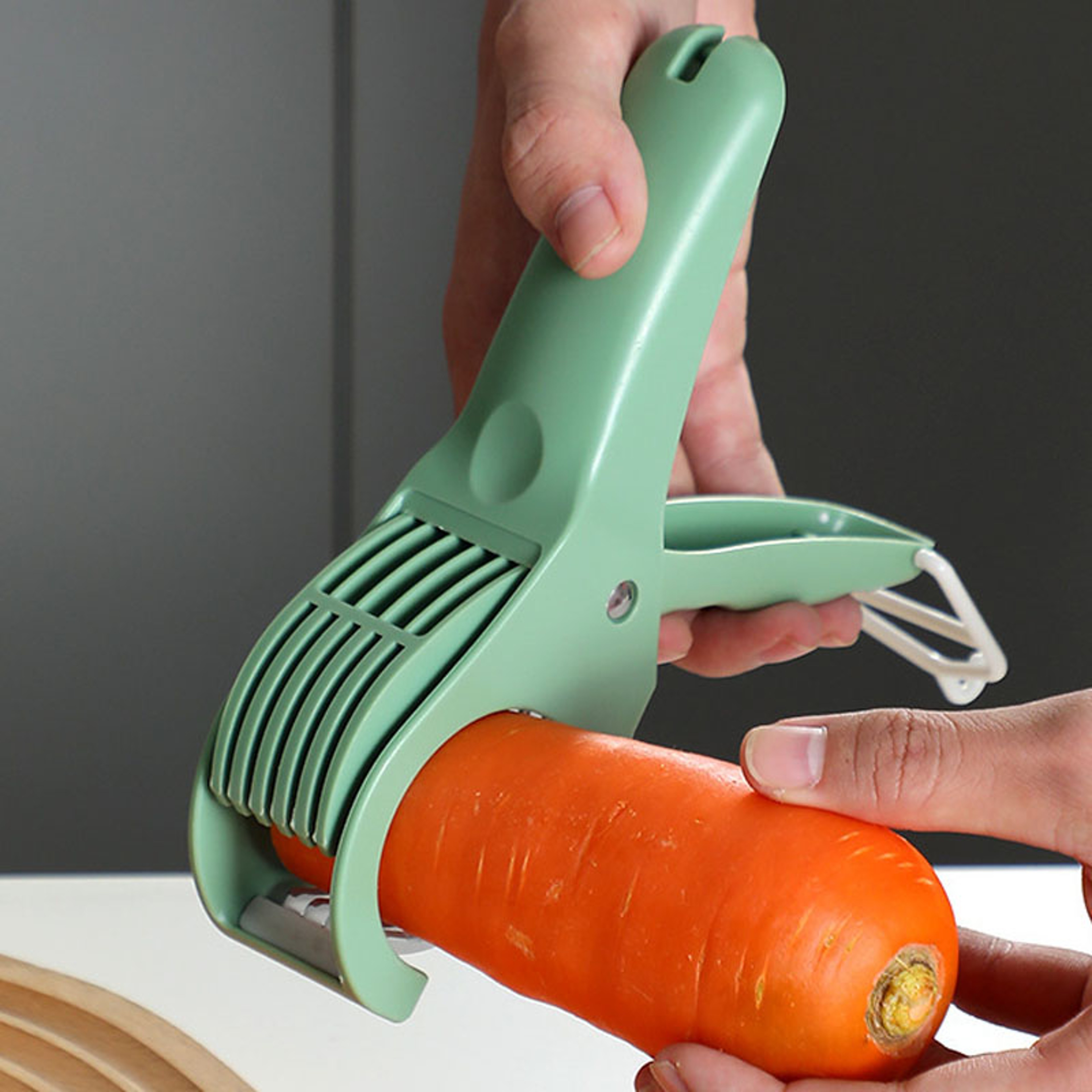 Multi Functional Stainless Steel Vegetable  Fruit Slicer Mandoline Vegetable Slicer For Salad Prep 1