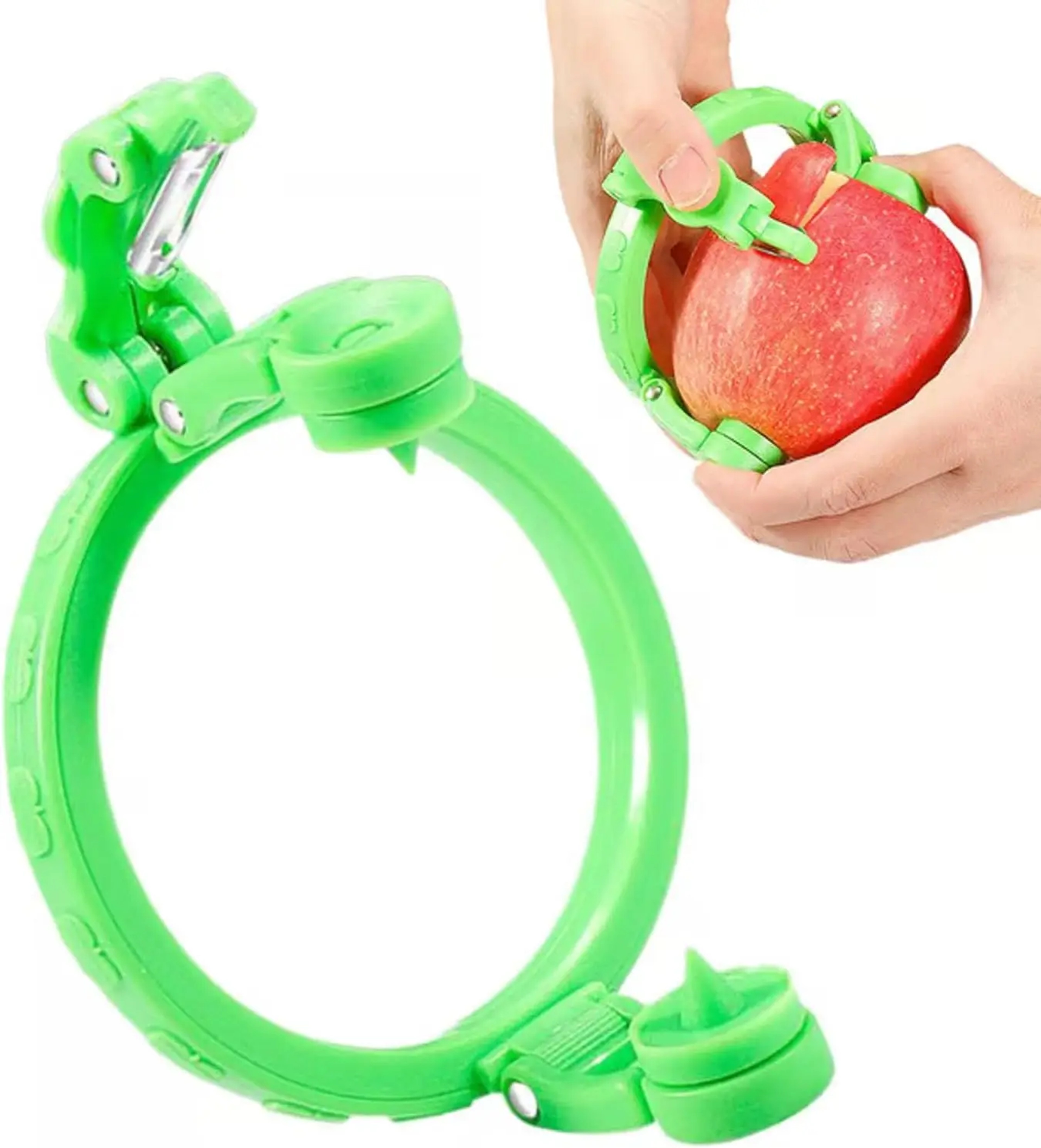 Rotating Fruit Peeler Quick Peel Kitchen Tool With Non Slip Grip For Apples Pears  Melons 5