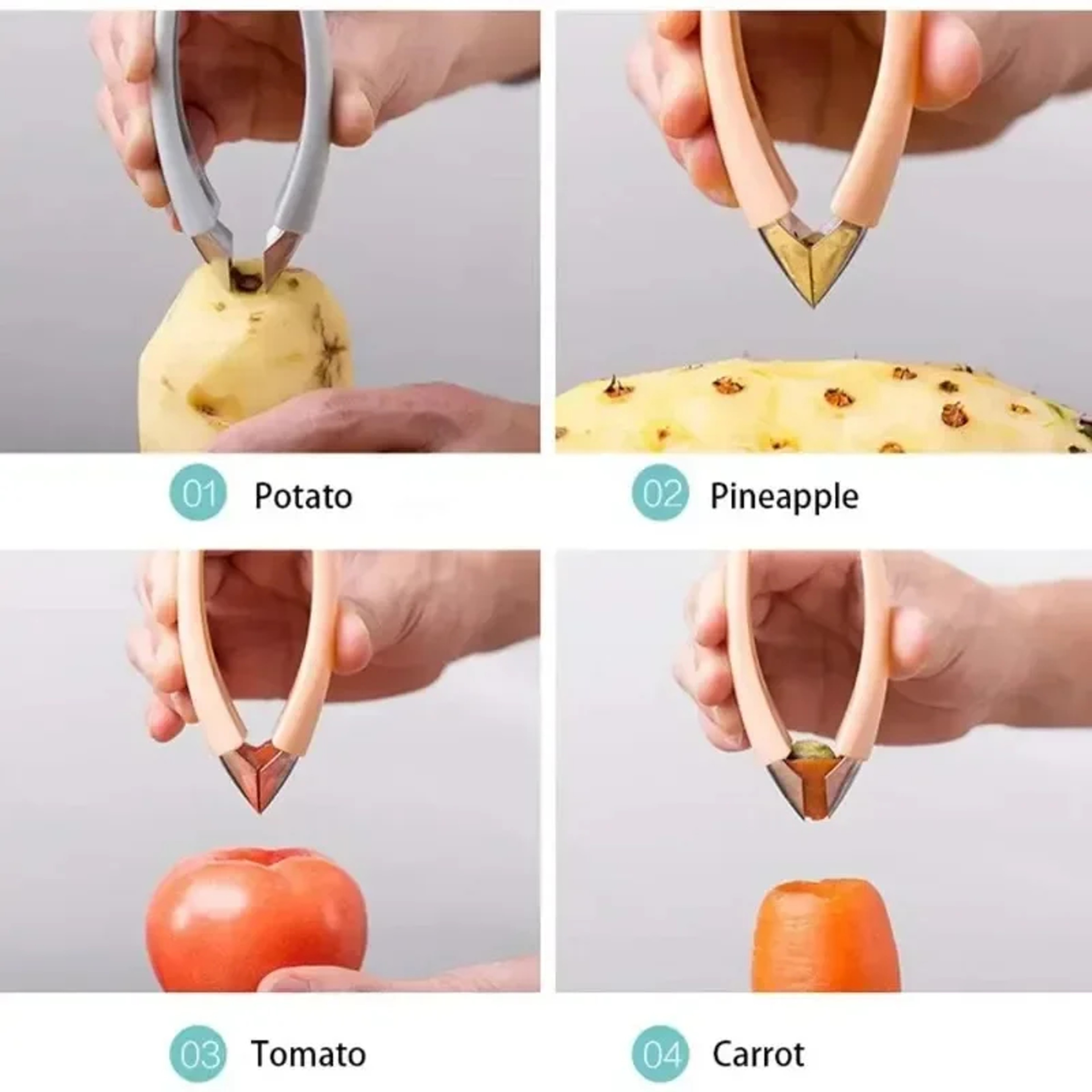 Stainless Steel Pineapple Corer and Fruit Corer Tool – view 4
