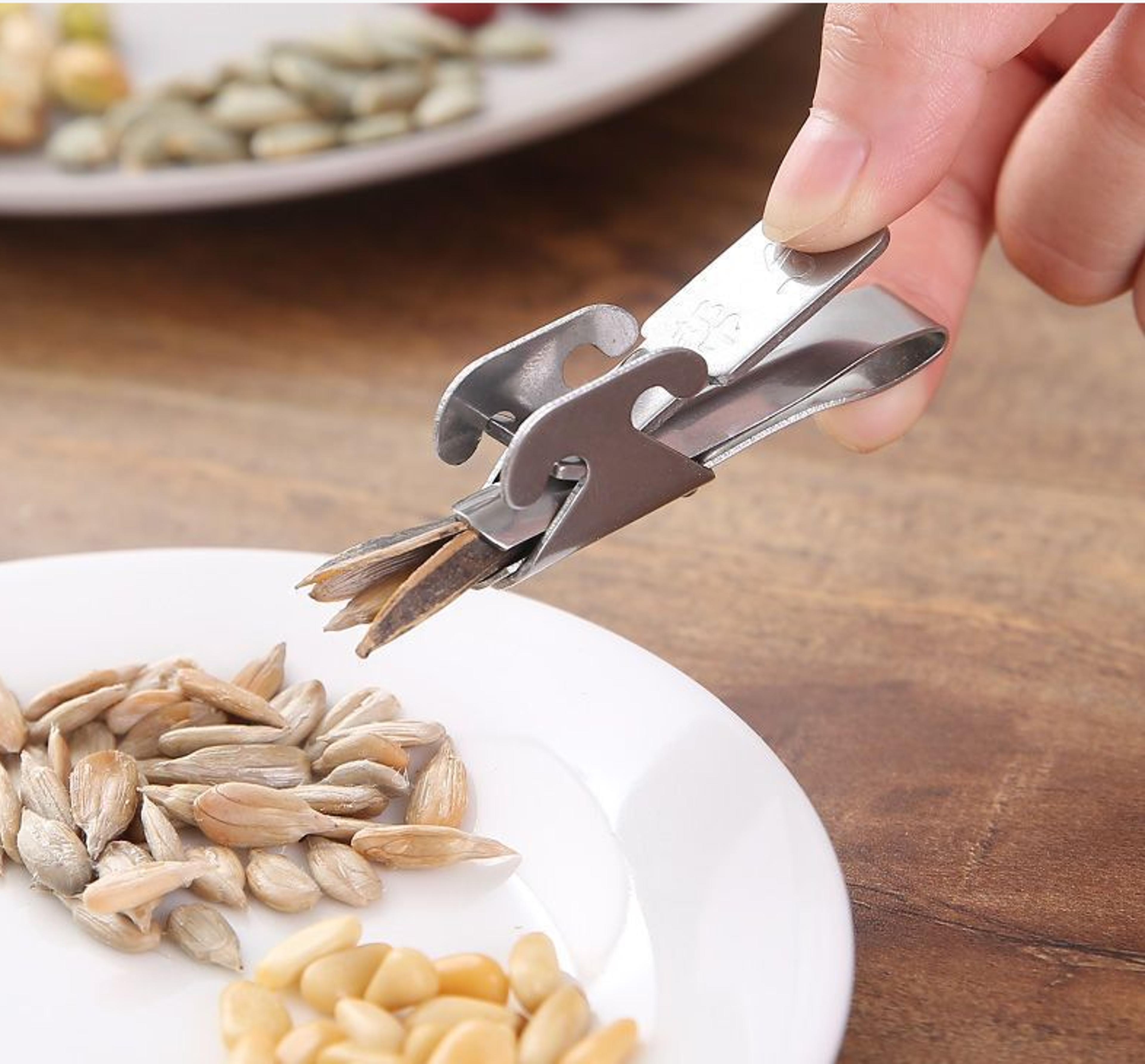 Premium Stainless Steel Nutcracker  Pistachio Opener For Easy Shelling 1