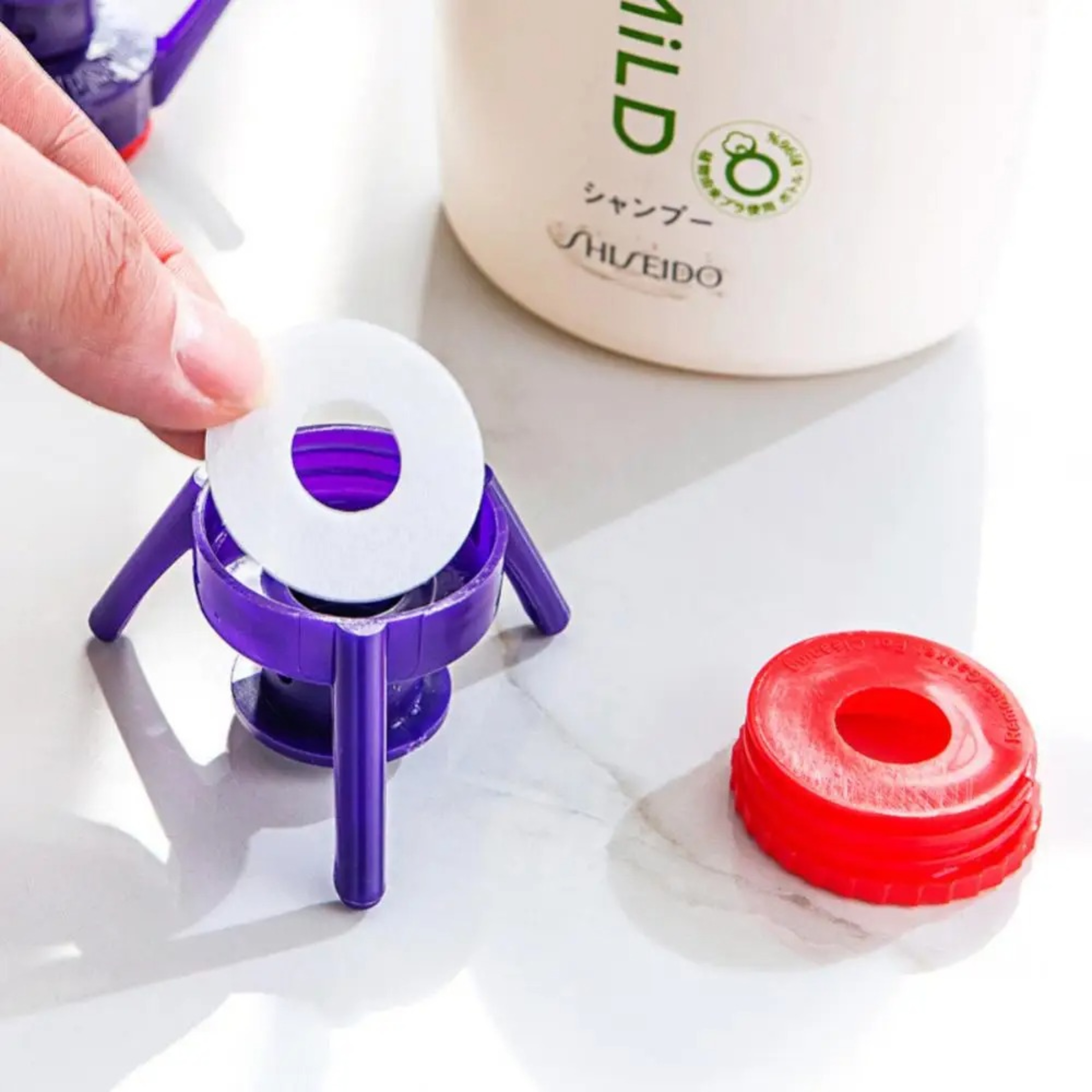 Leak Proof Inverted Bottle Stand Kit Easy Pour Liquid Dispenser – view 2