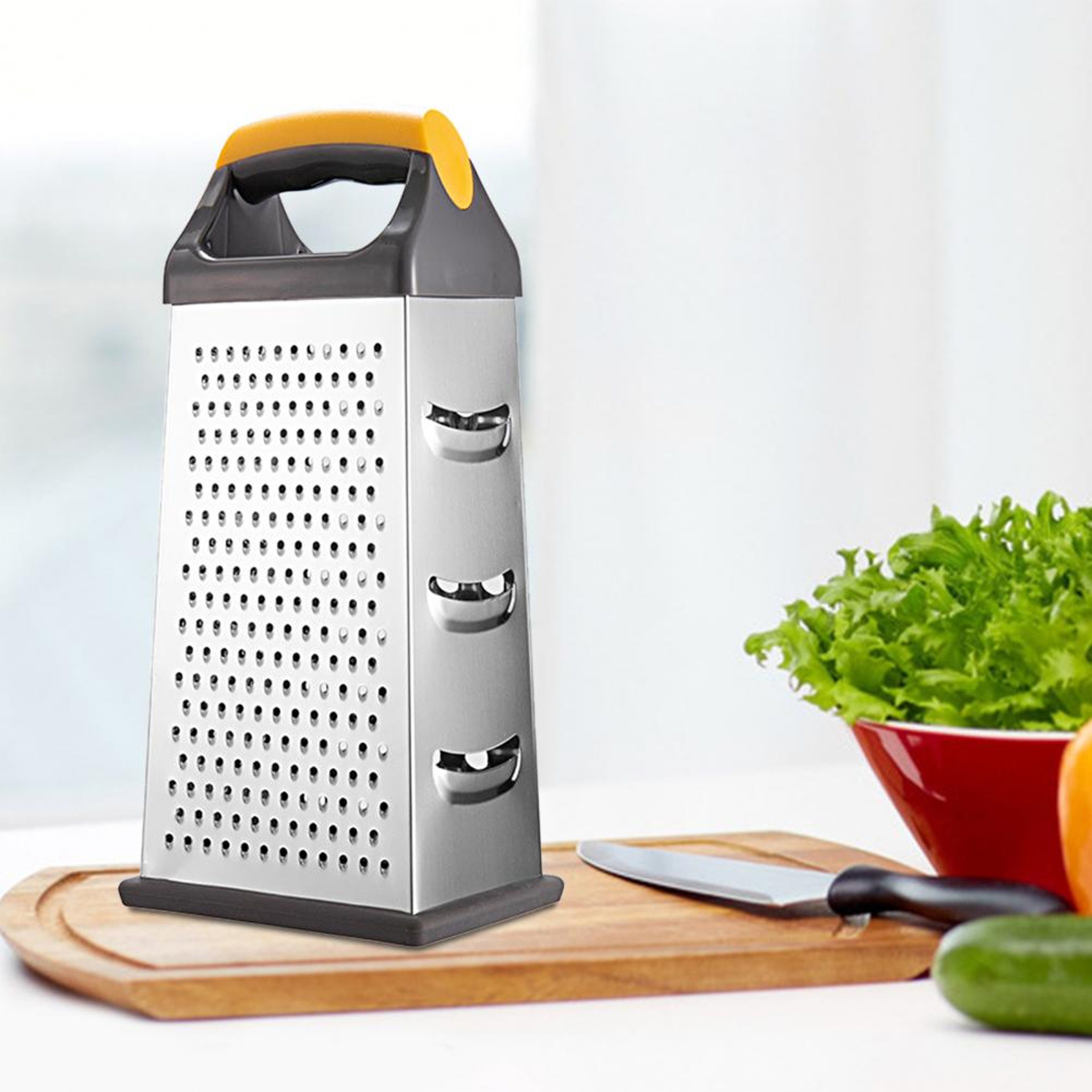 Premium Stainless Steel Box Grater Multifunctional Vegetable  Cheese Slicer 4