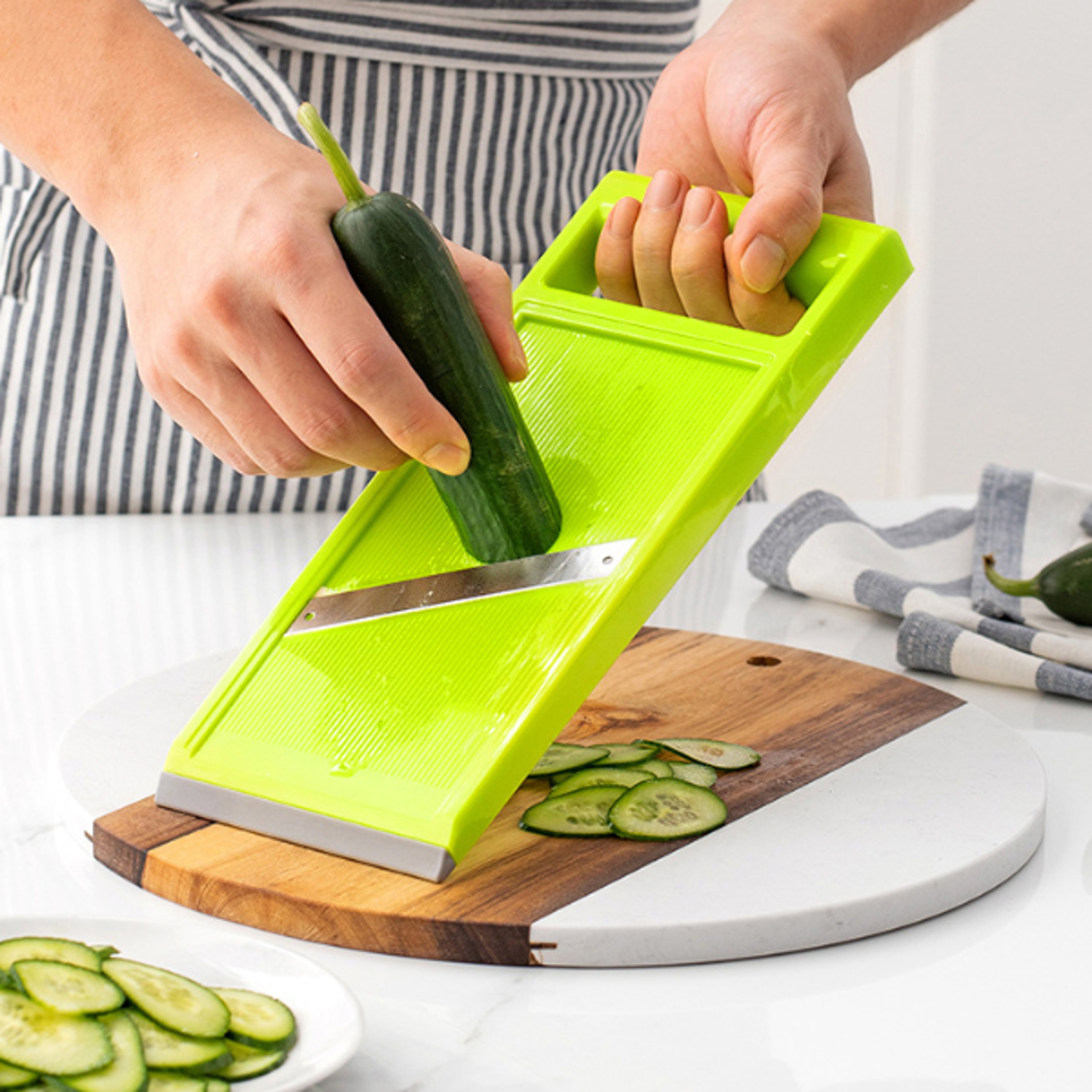 Premium Multifunction Mandoline Slicer  Vegetable Cutter with Potato Peeler