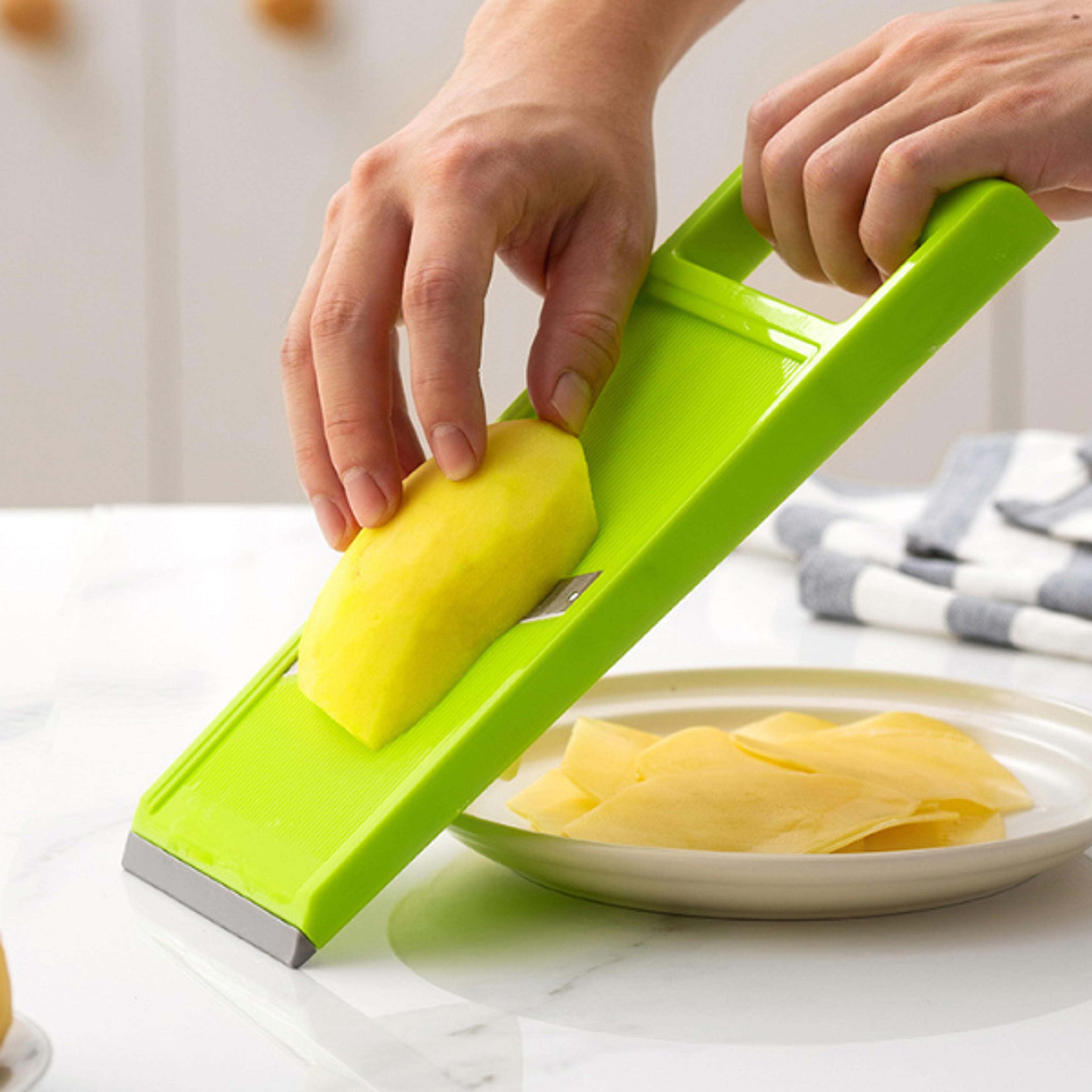Premium Multifunction Mandoline Slicer  Vegetable Cutter with Potato Peeler
