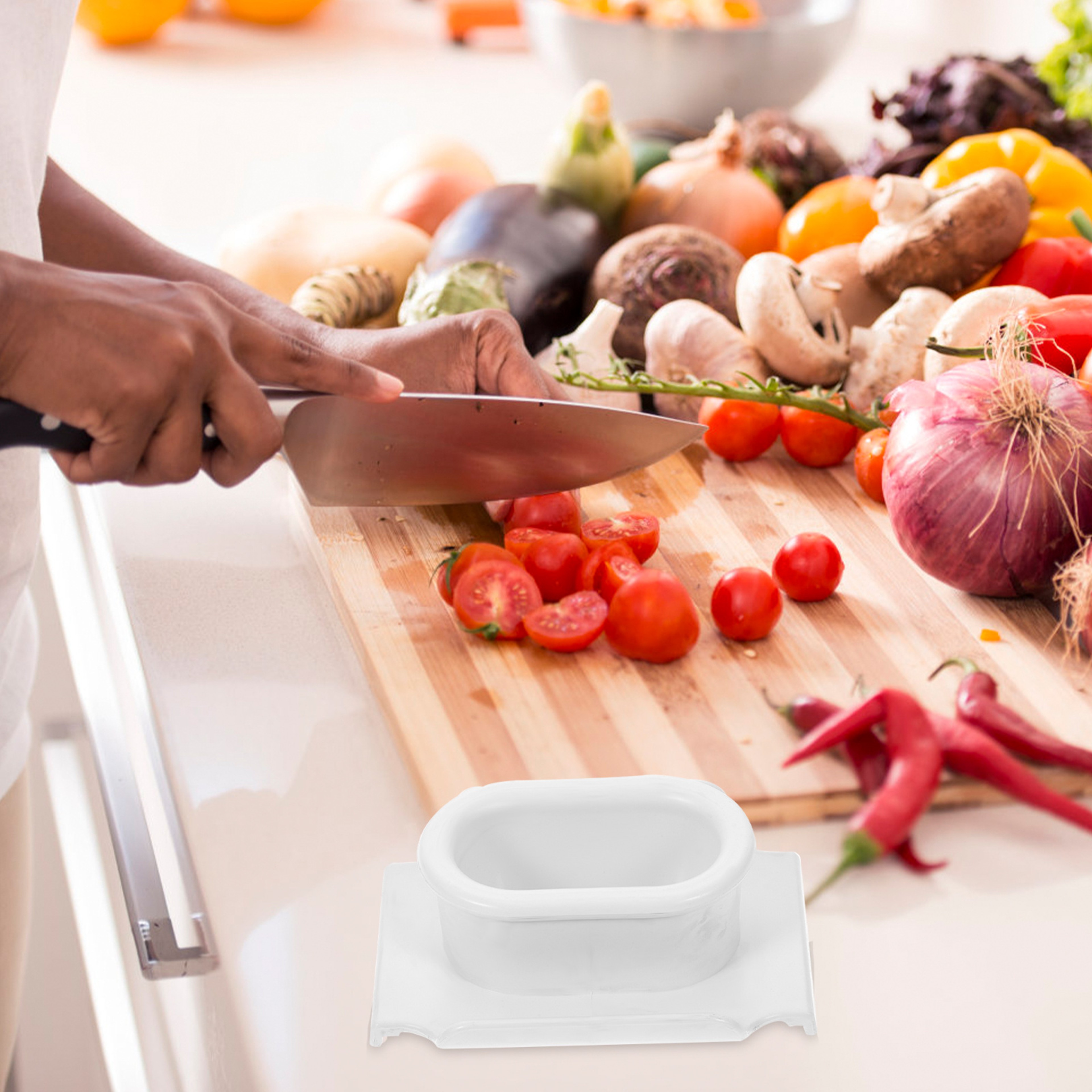 Multifunctional Grater Peeler with Finger Guard Safety Hand Protector for Kitchen Prep – view 2