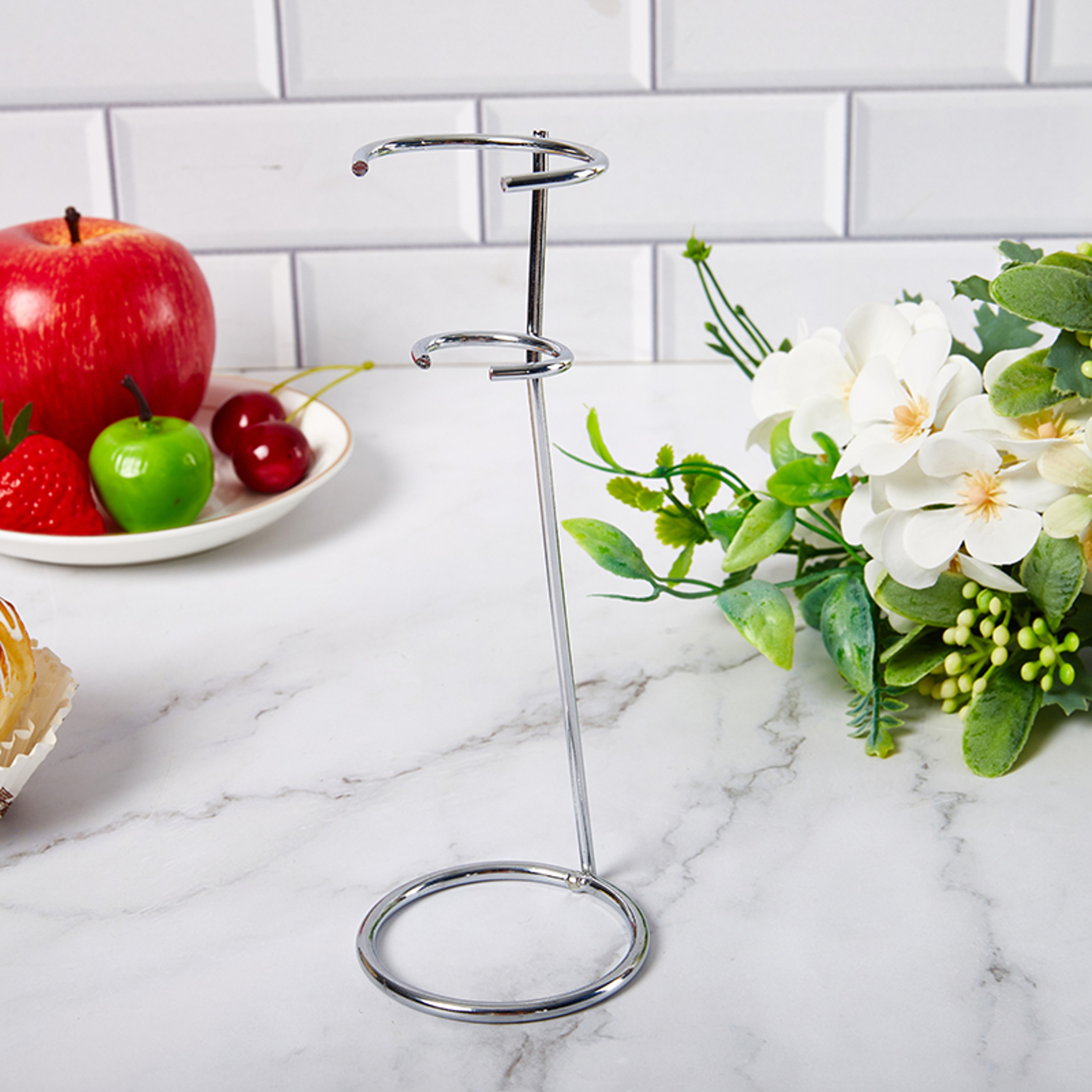 Stainless Steel Milk Frother Stand & Egg Beater Holder – view 7