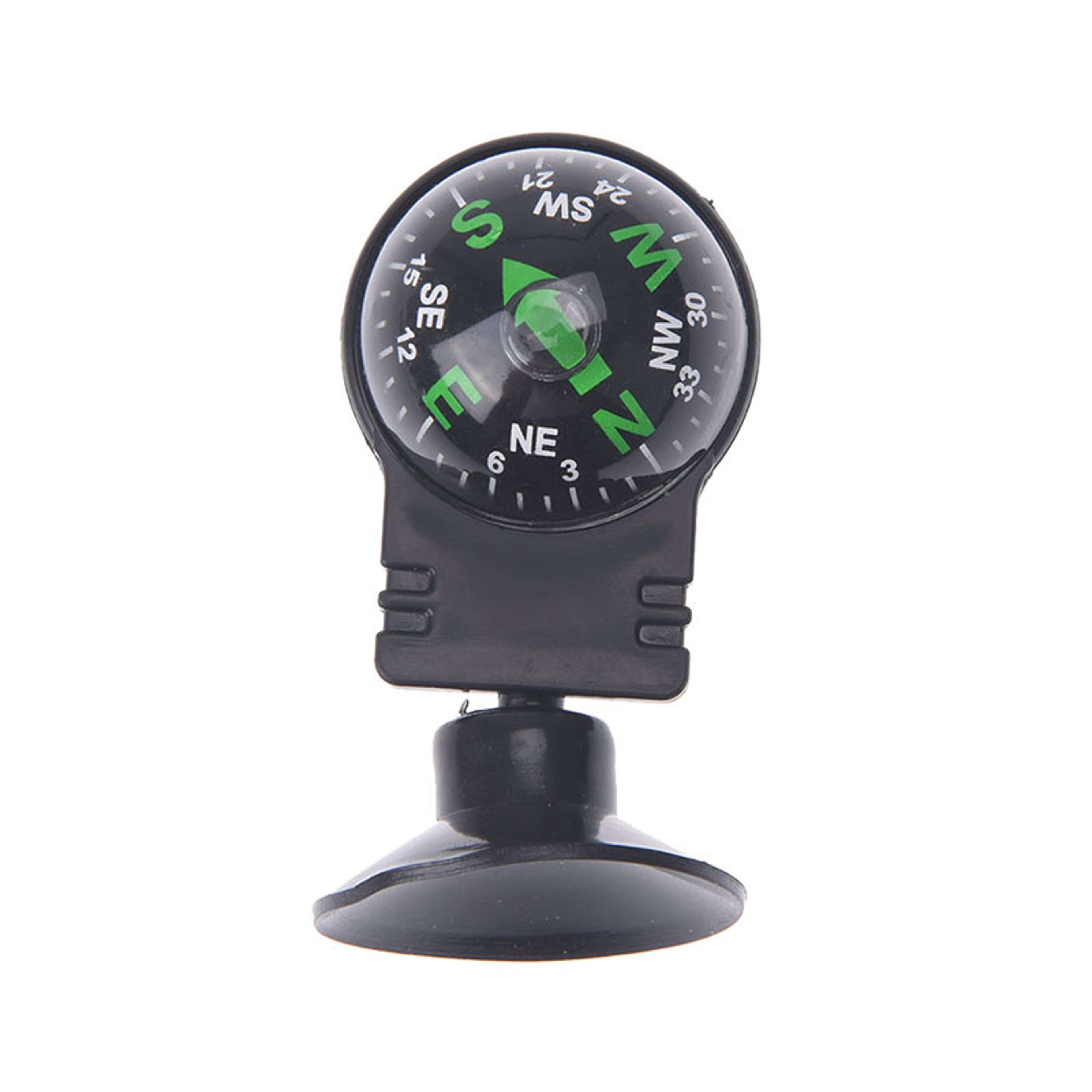 Premium Vehicle Navigation Compass Ball with Suction Cup Waterproof Dashboard Car Compass – view 1