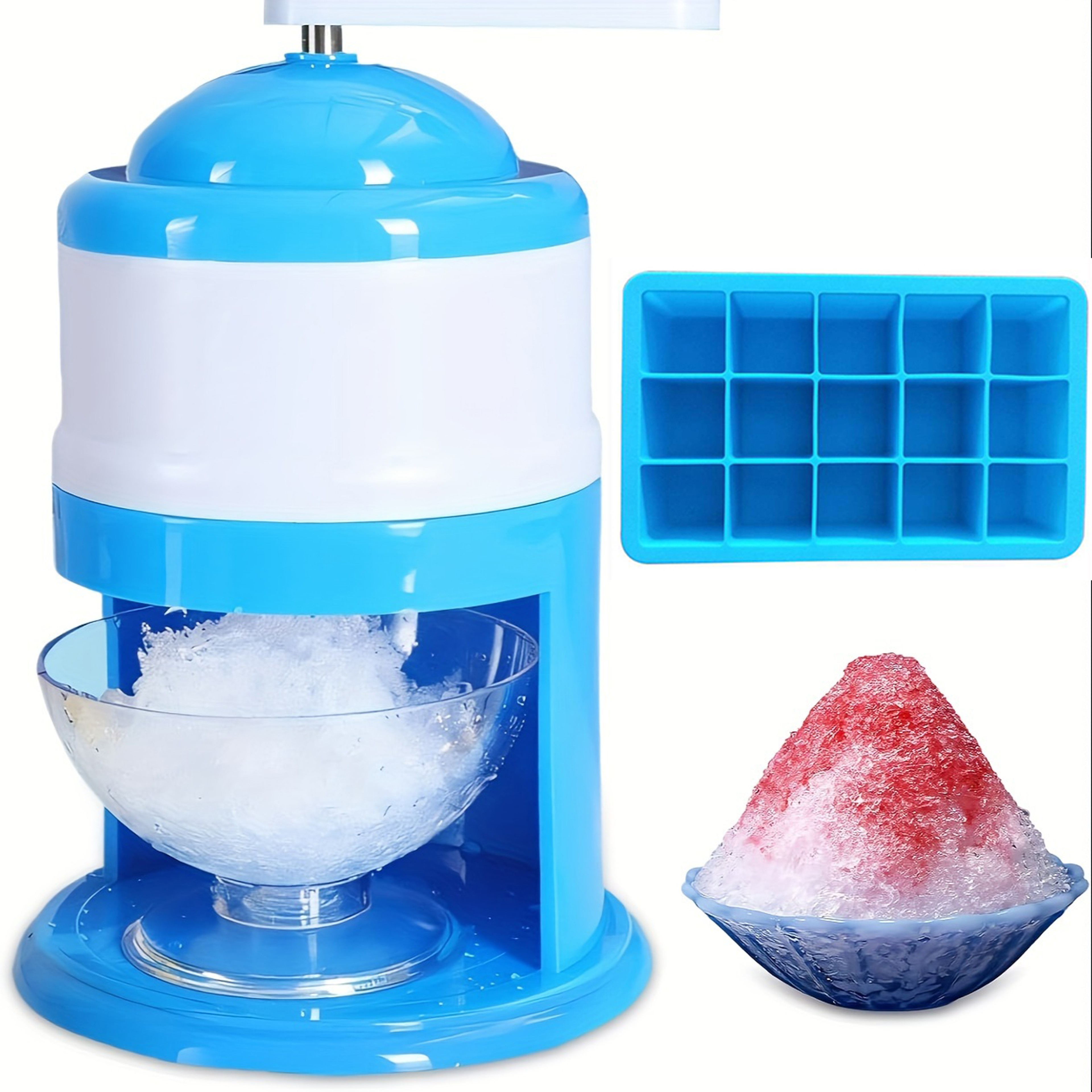 Portable Snow Cone Machine  Manual Shaved Ice Maker Durable Hand Crank Snow Cone Maker For Summer P 0