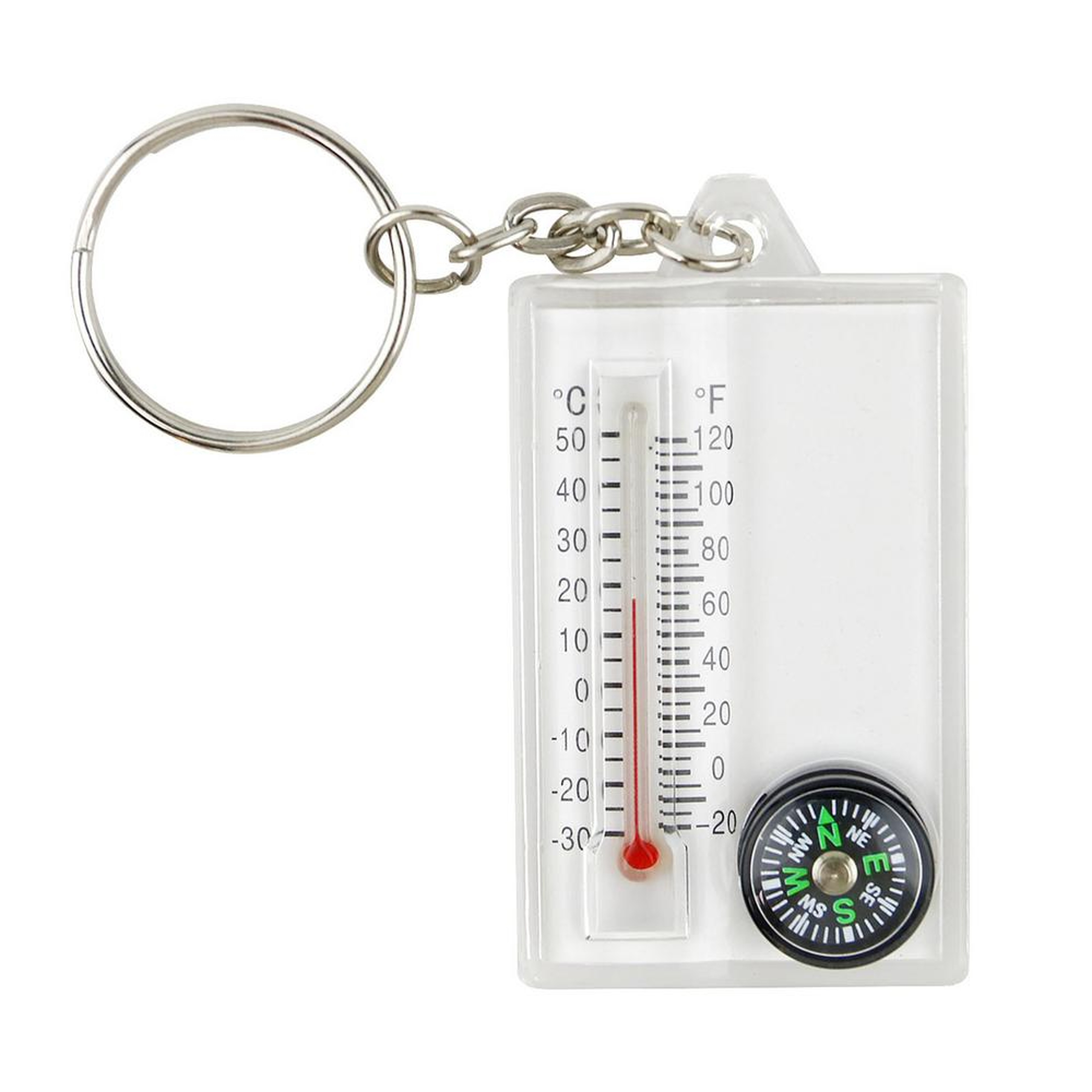 Mini Survival Compass with Thermometer Ultralight Hiking & Camping Accessory – view 7