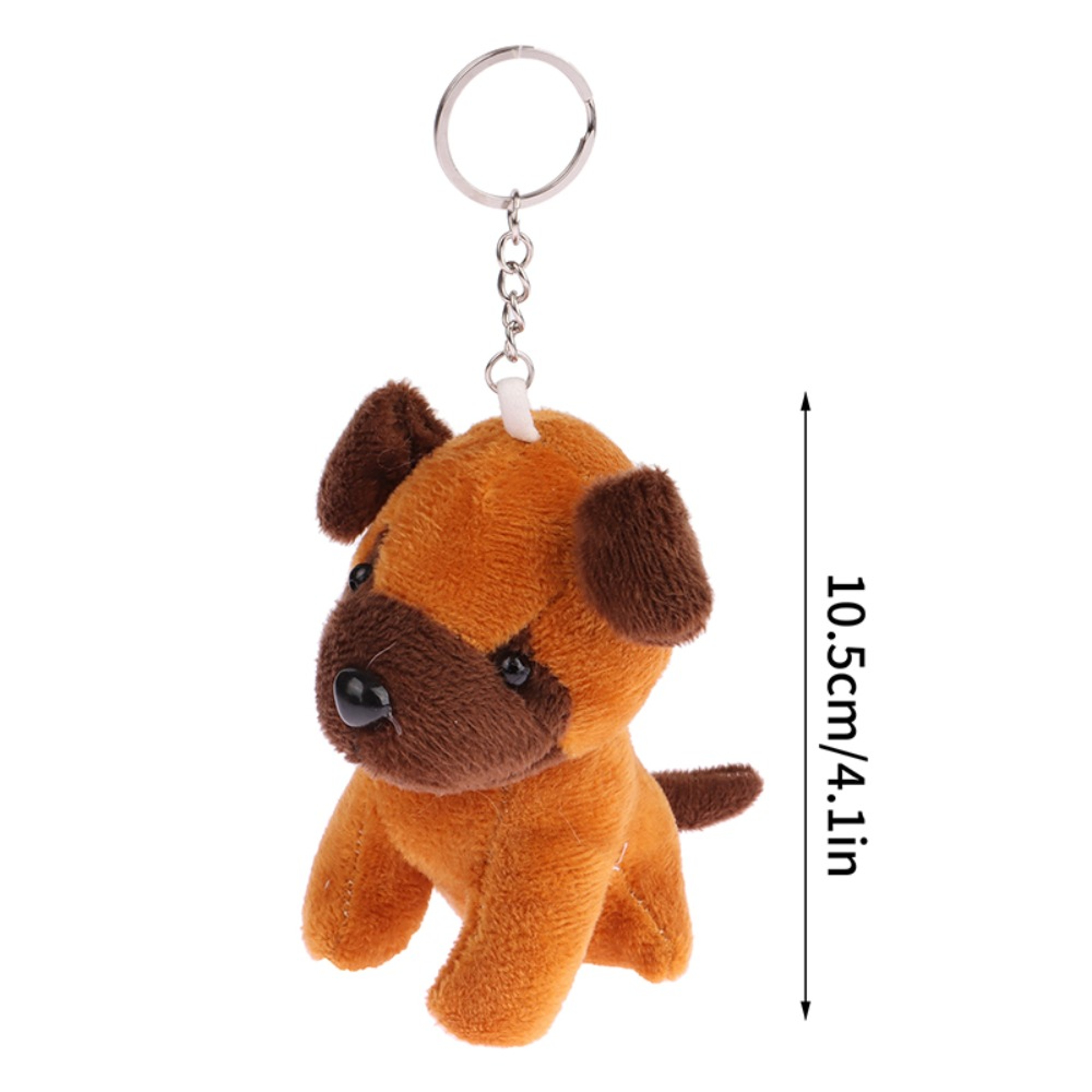 Cute Wolf Plush Keychain Soft Dog Pendant For Backpack  Gifts 5