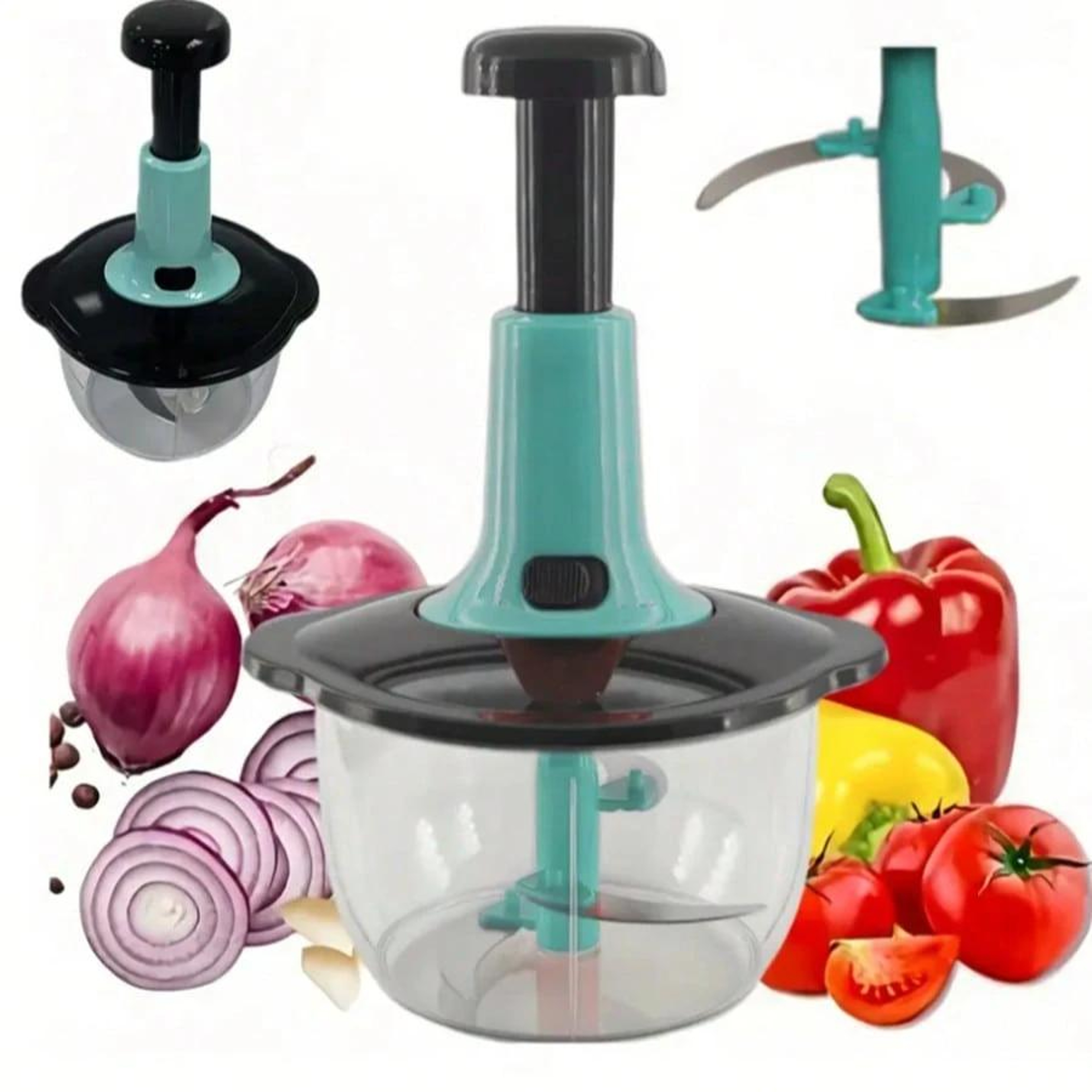 Premium Vegetable & Herb Chopper Compact, Easy to Use Kitchen Tool – view 8