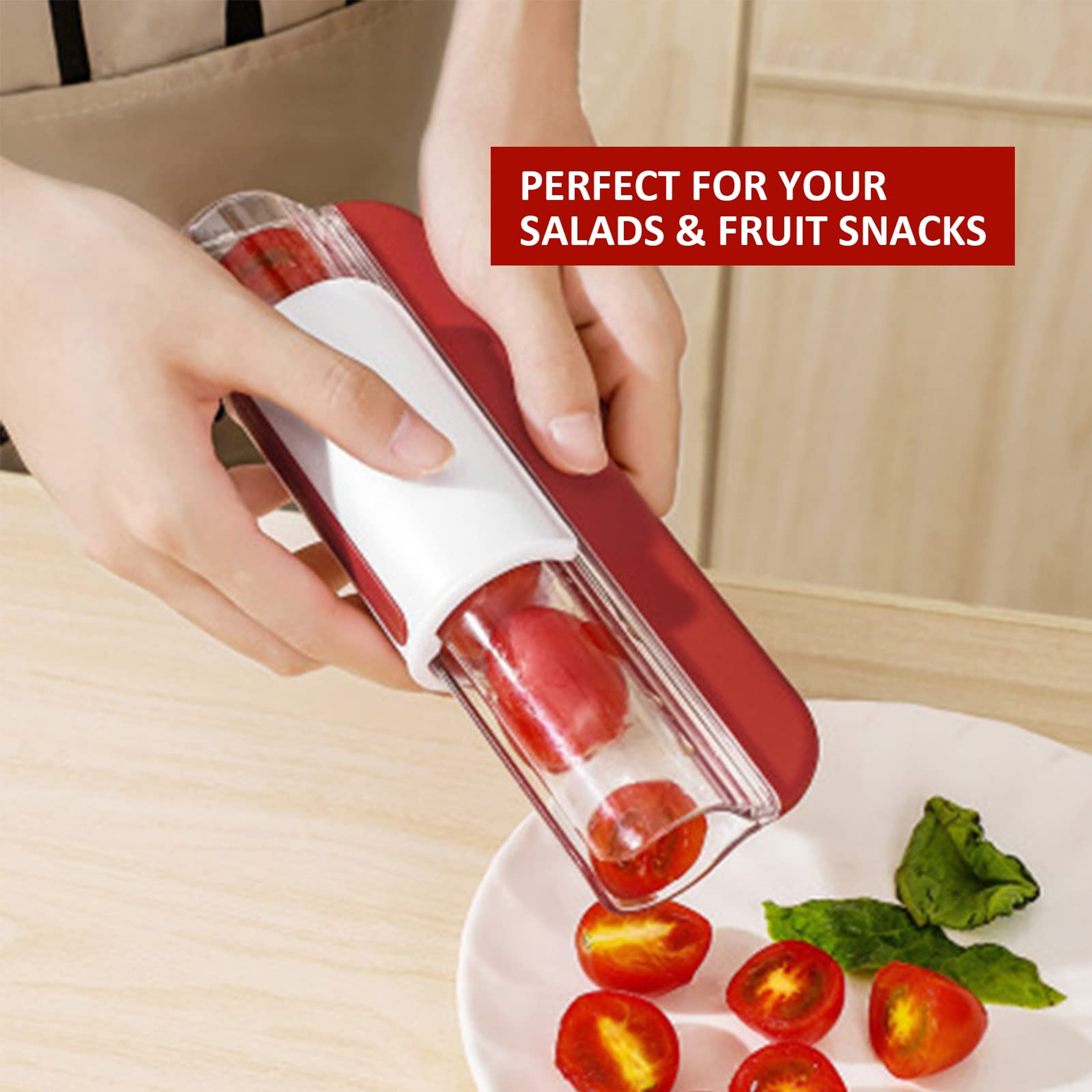 Multi Function Tomato Slicer  Fruit Cutter For Kitchen  Salad Prep 2