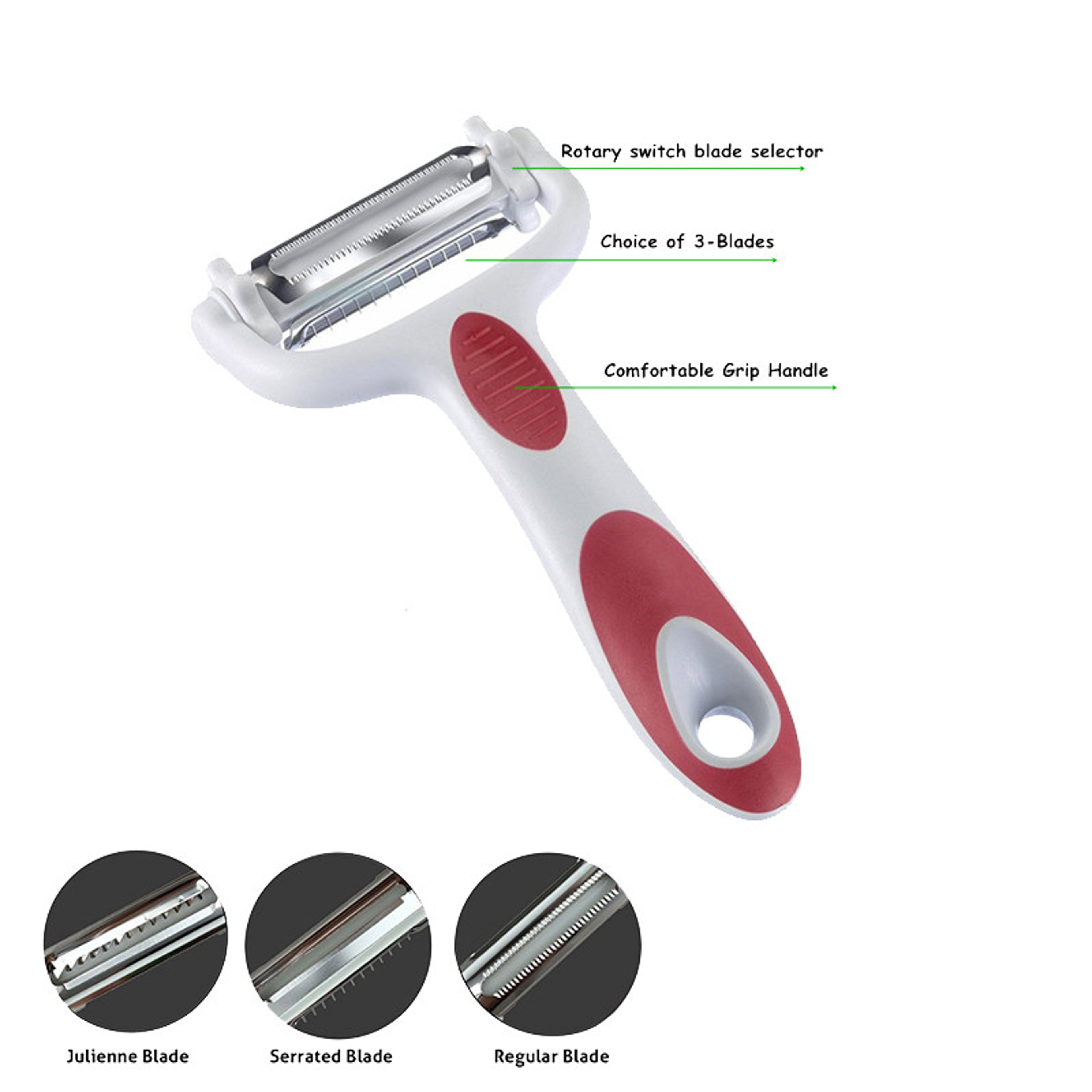 Premium Vegetable Peeler & Citrus Slicer for Kitchen – view 2